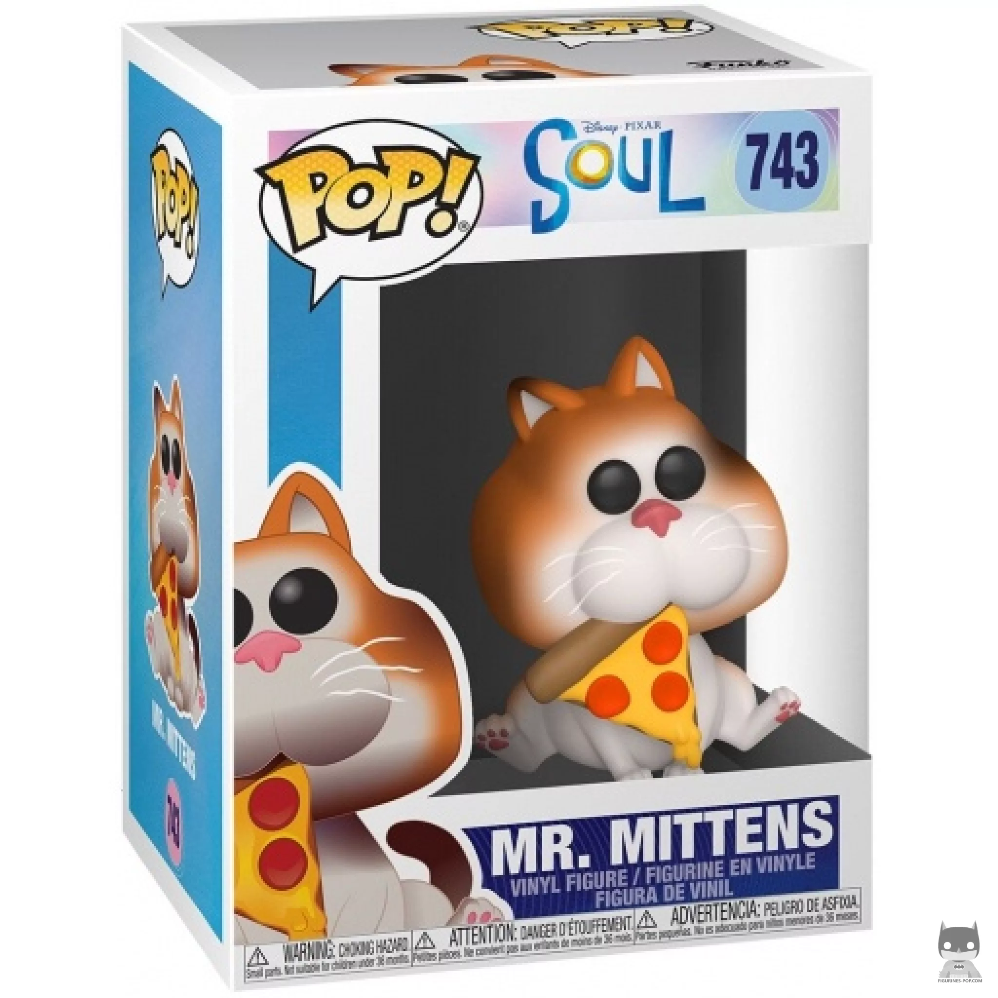 Figura Funko Pop! Mr. Mittens en su caja