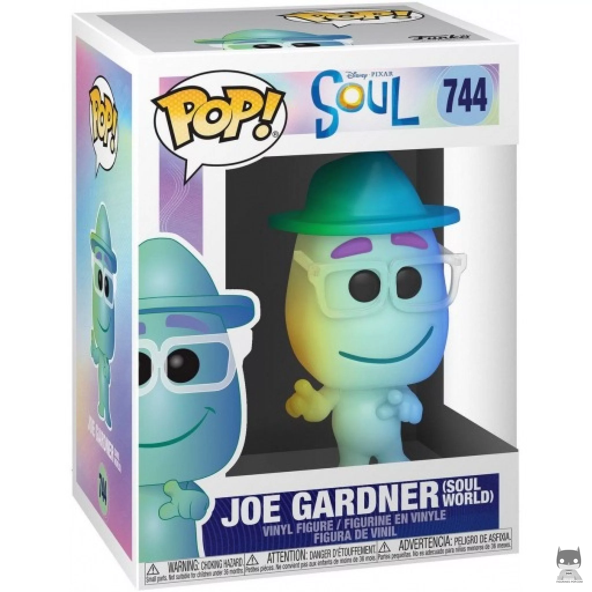 Figura Funko Pop! Joe Gardner (Mundo de las almas) en su caja
