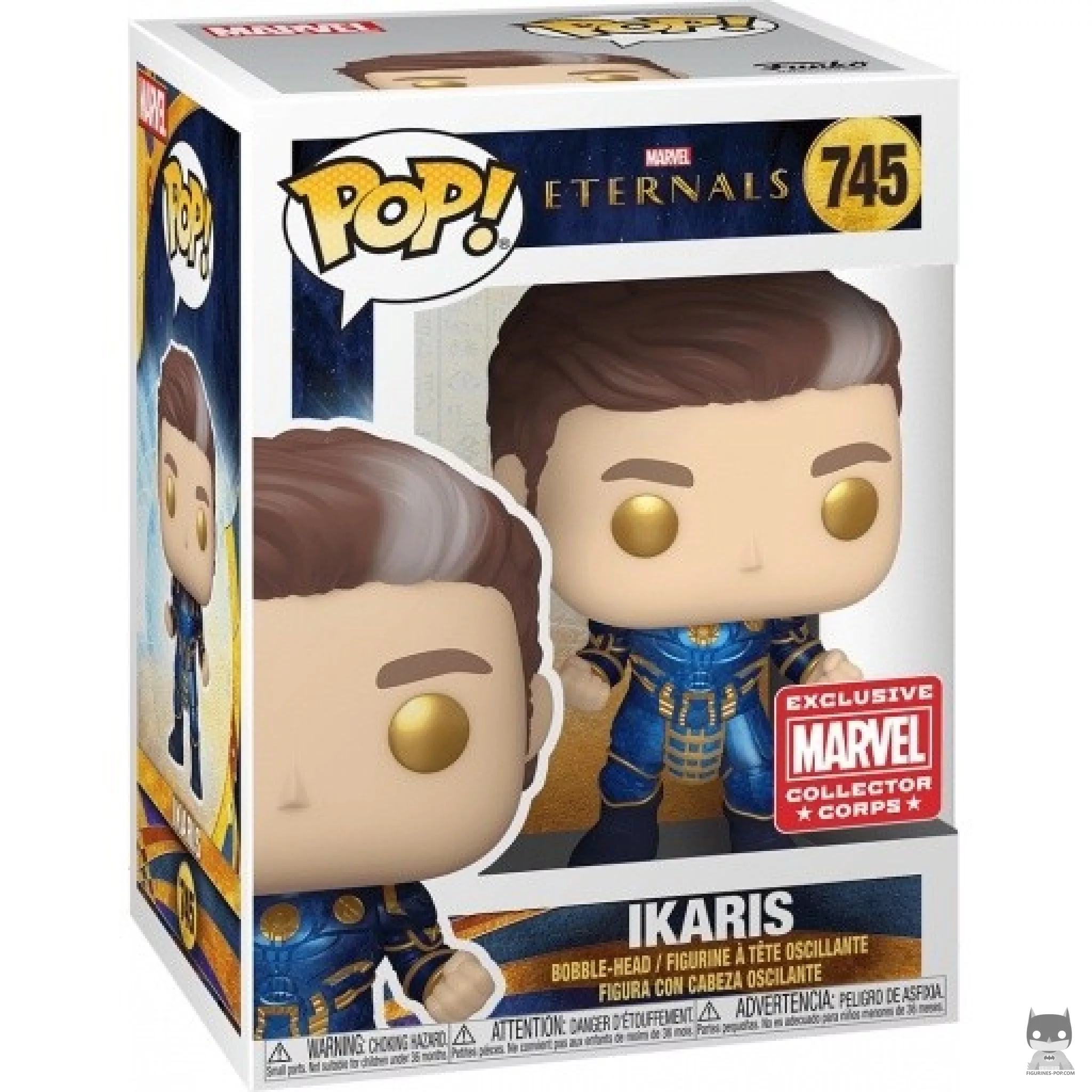 Figura Funko Pop! Ikaris en su caja