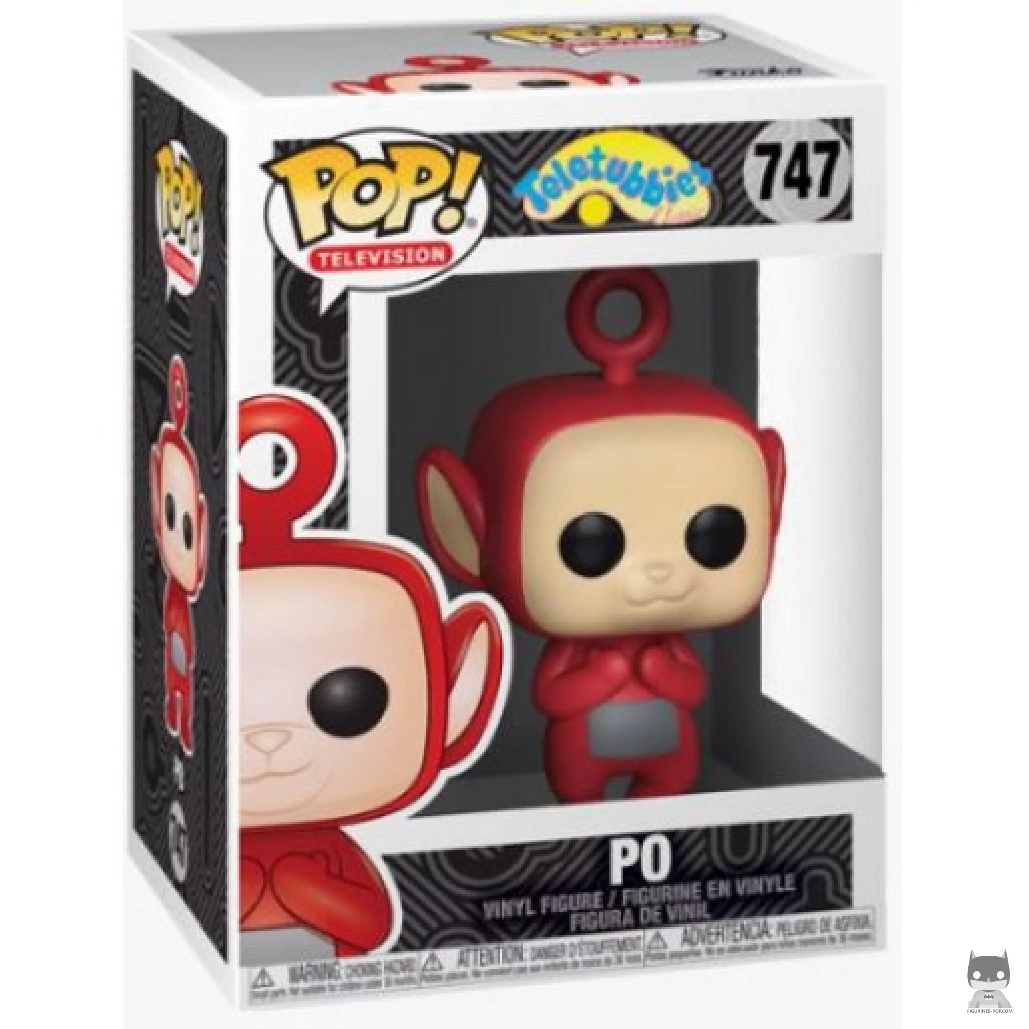 Figura Funko Pop! Po en su caja