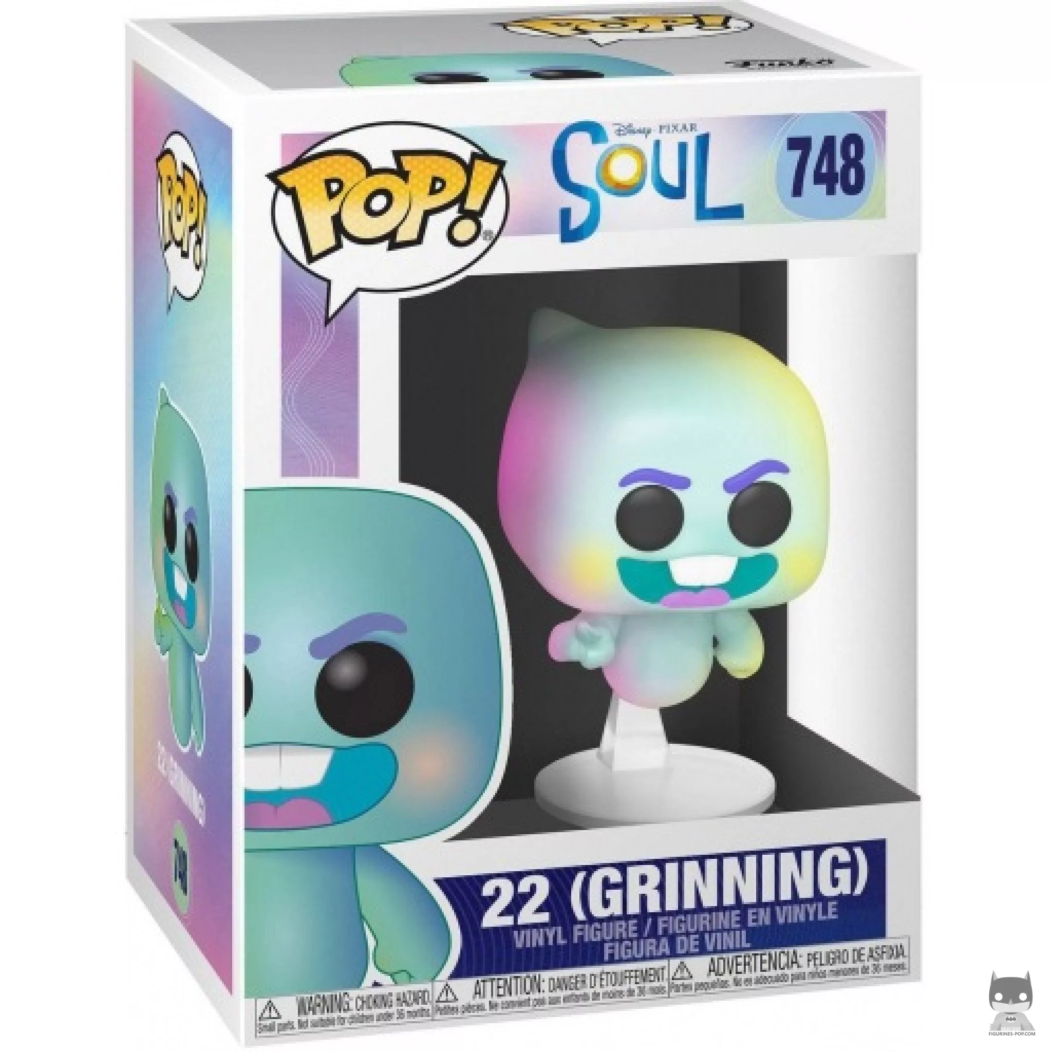 Figura Funko Pop! 22 sonriendo en su caja