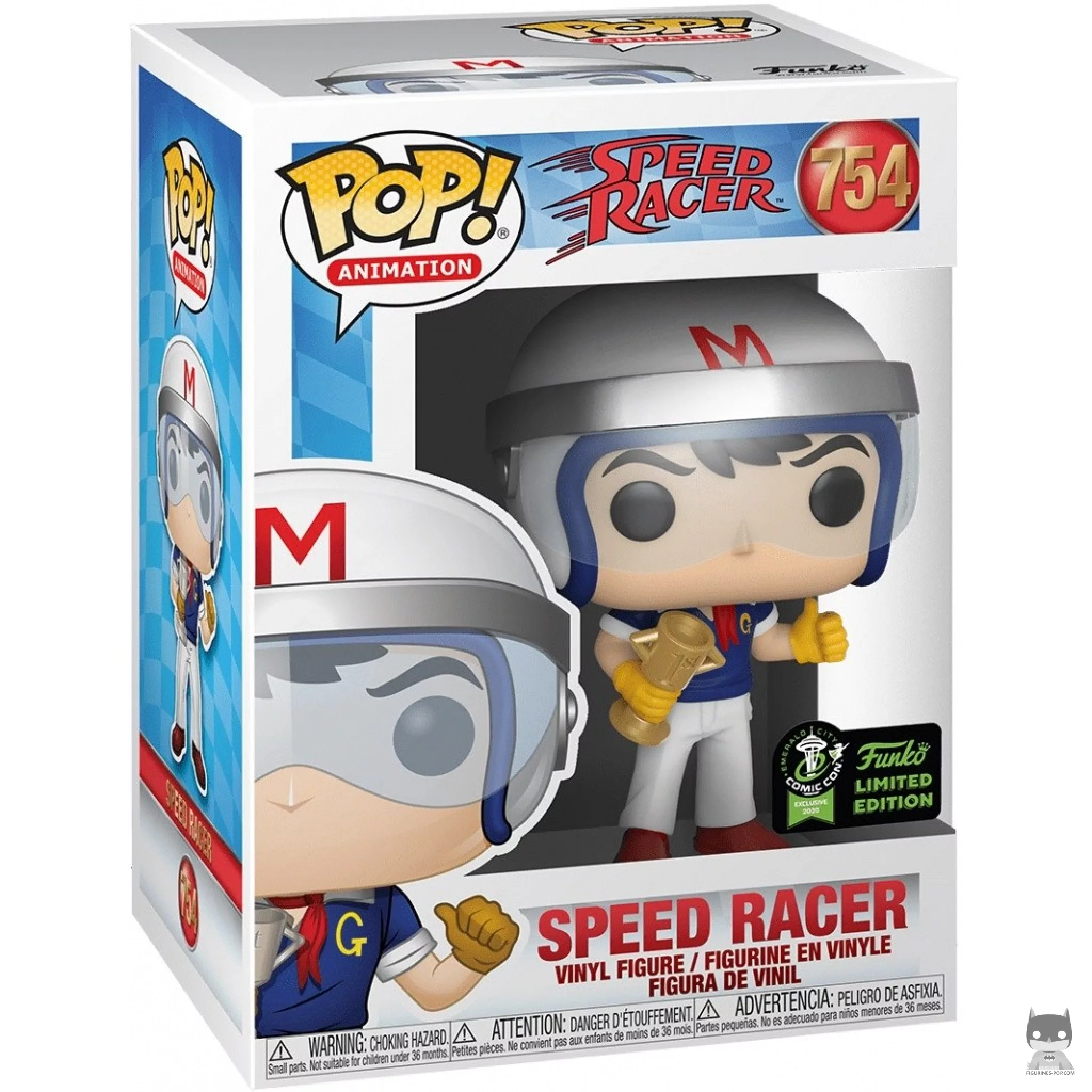 Figura Funko Pop! Speed Racer en su caja