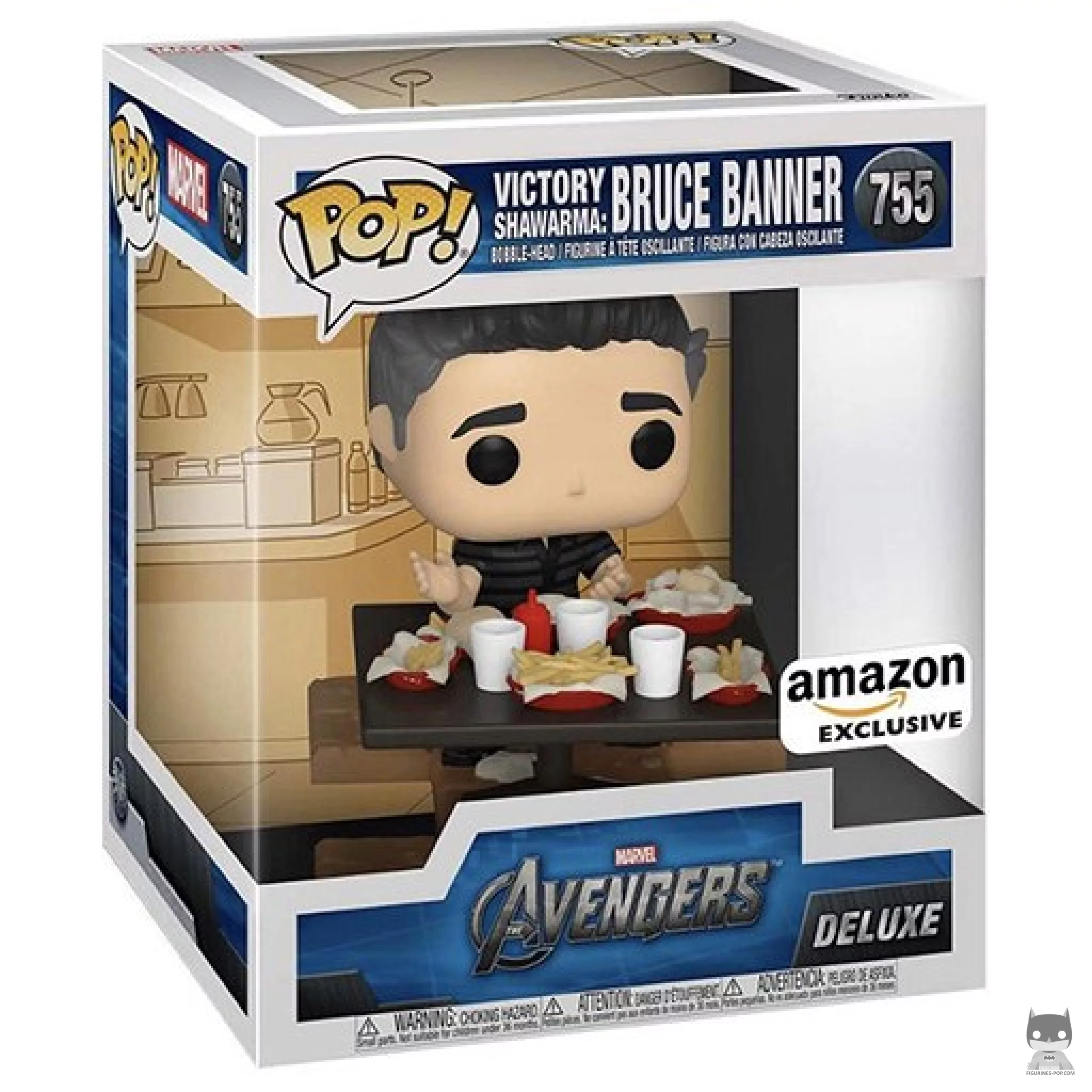 Figura Funko Pop! Shawarma de la victoria: Bruce Banner en su caja