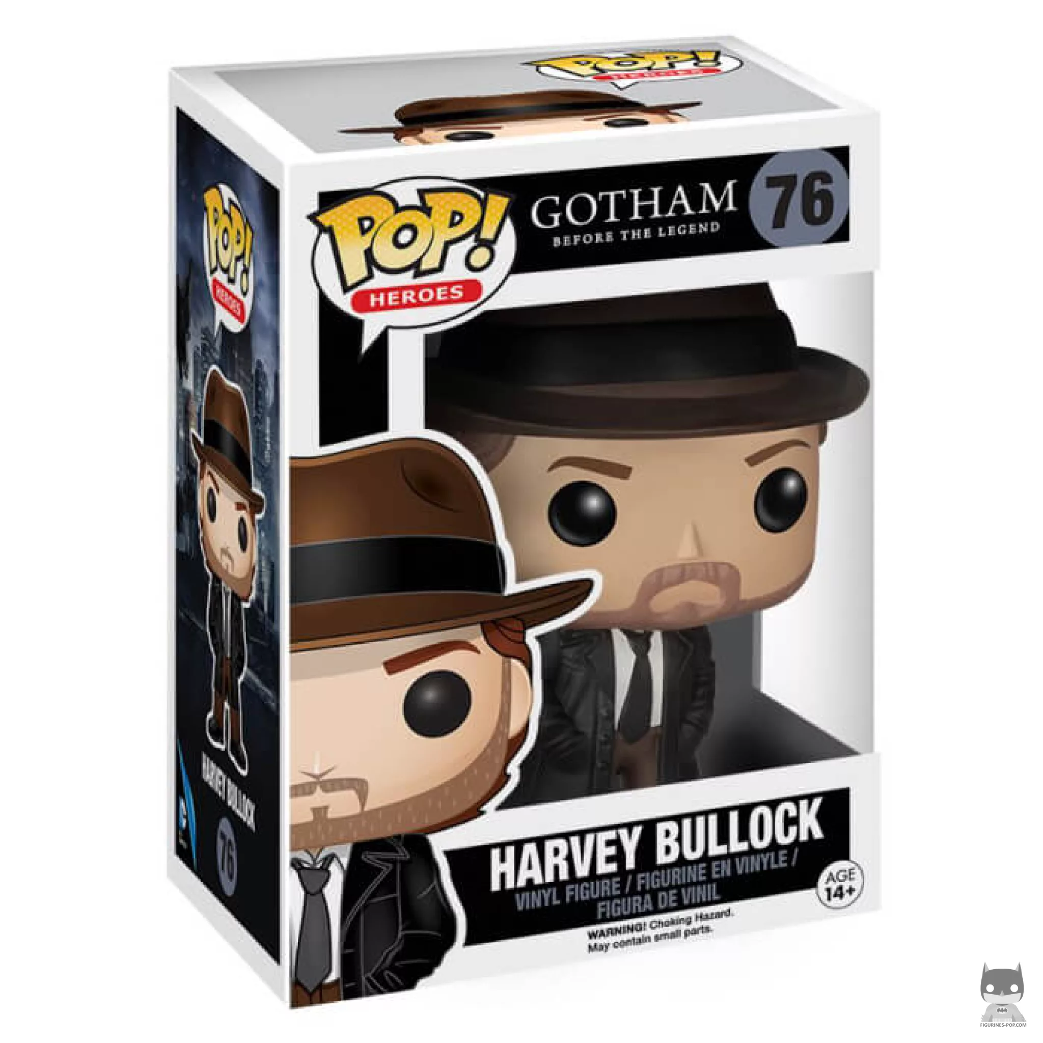 Figura Funko Pop! Harvey Bullock en su caja