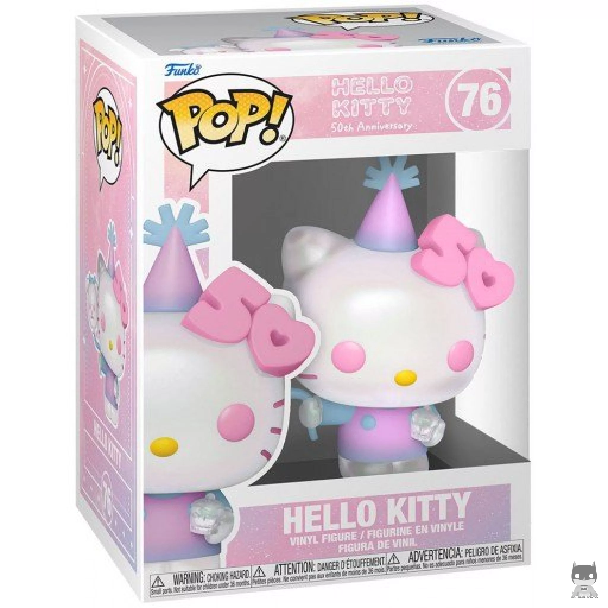 Figura Funko Pop! Hello Kitty (50.º aniversario) en su caja