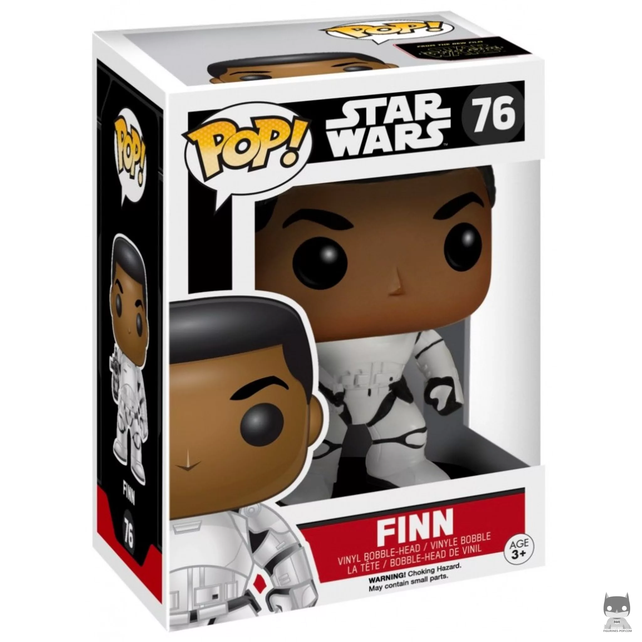 Figura Funko Pop! Finn como Stormtrooper en su caja