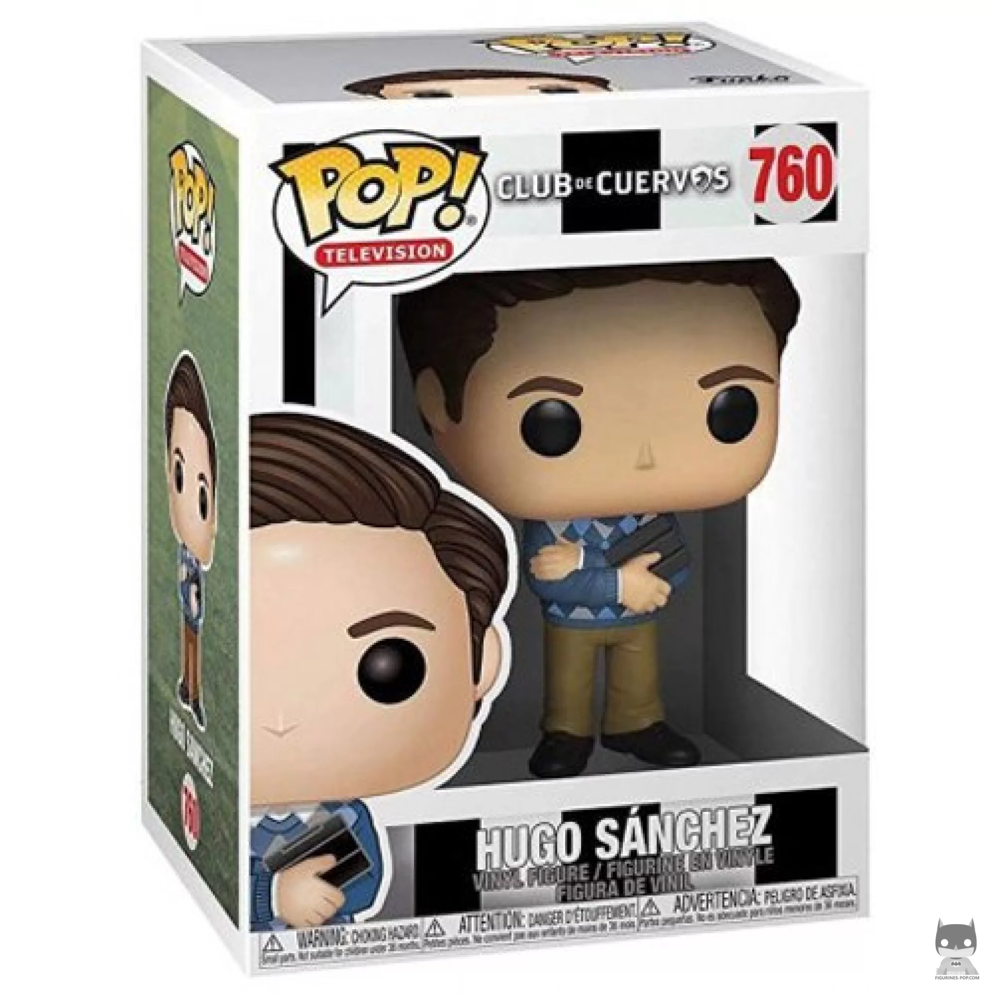 Figura Funko Pop! Hugo Sanchez en su caja