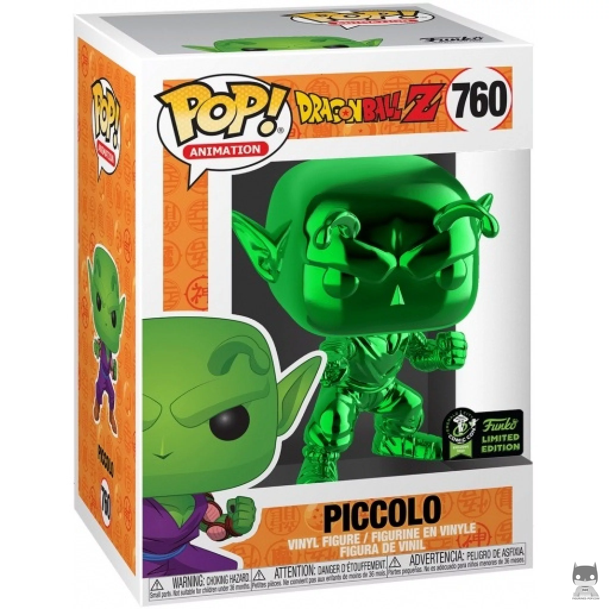 Figura Funko Pop! Piccolo (Verde cromado) en su caja