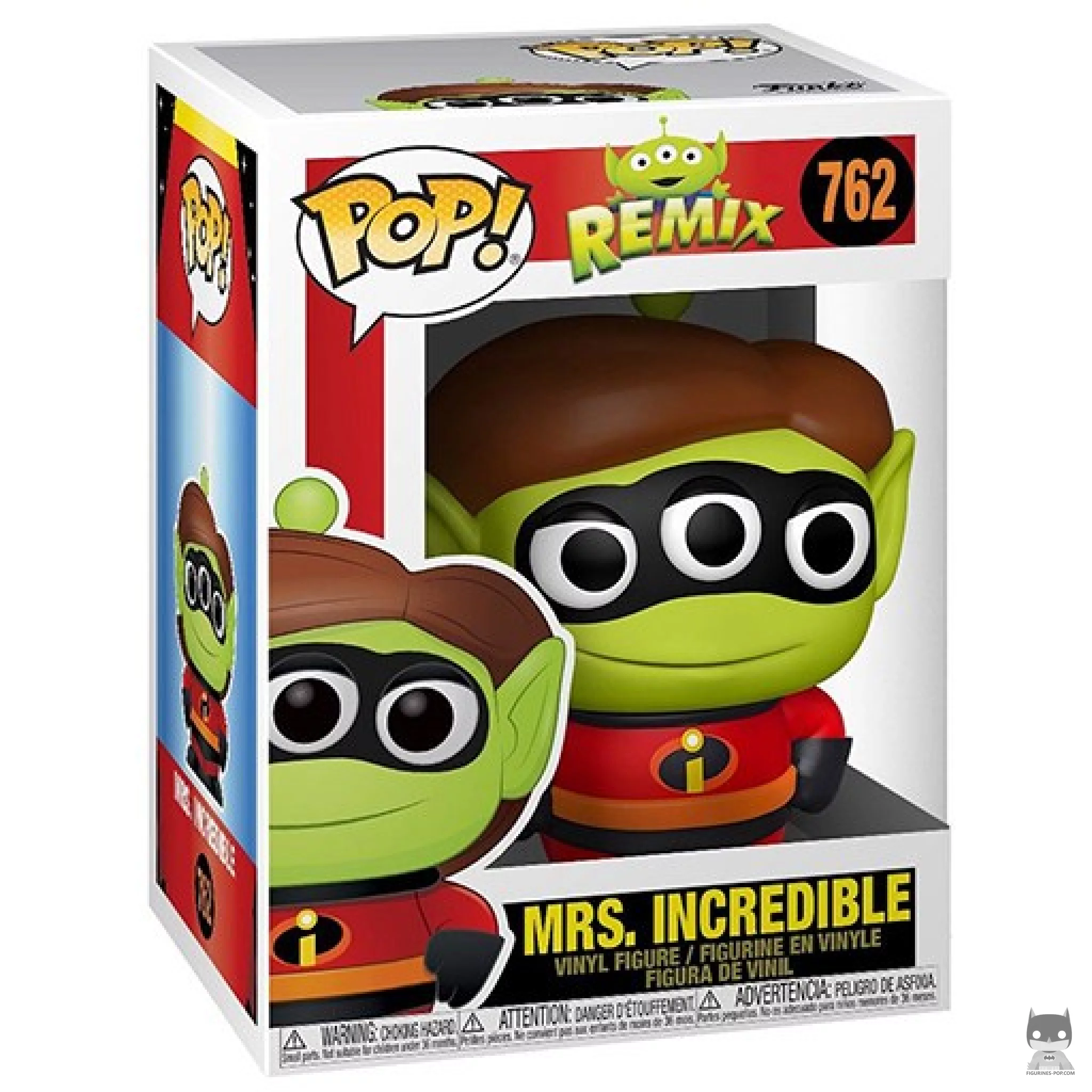 Figura Funko Pop! Mrs. Incredible en su caja