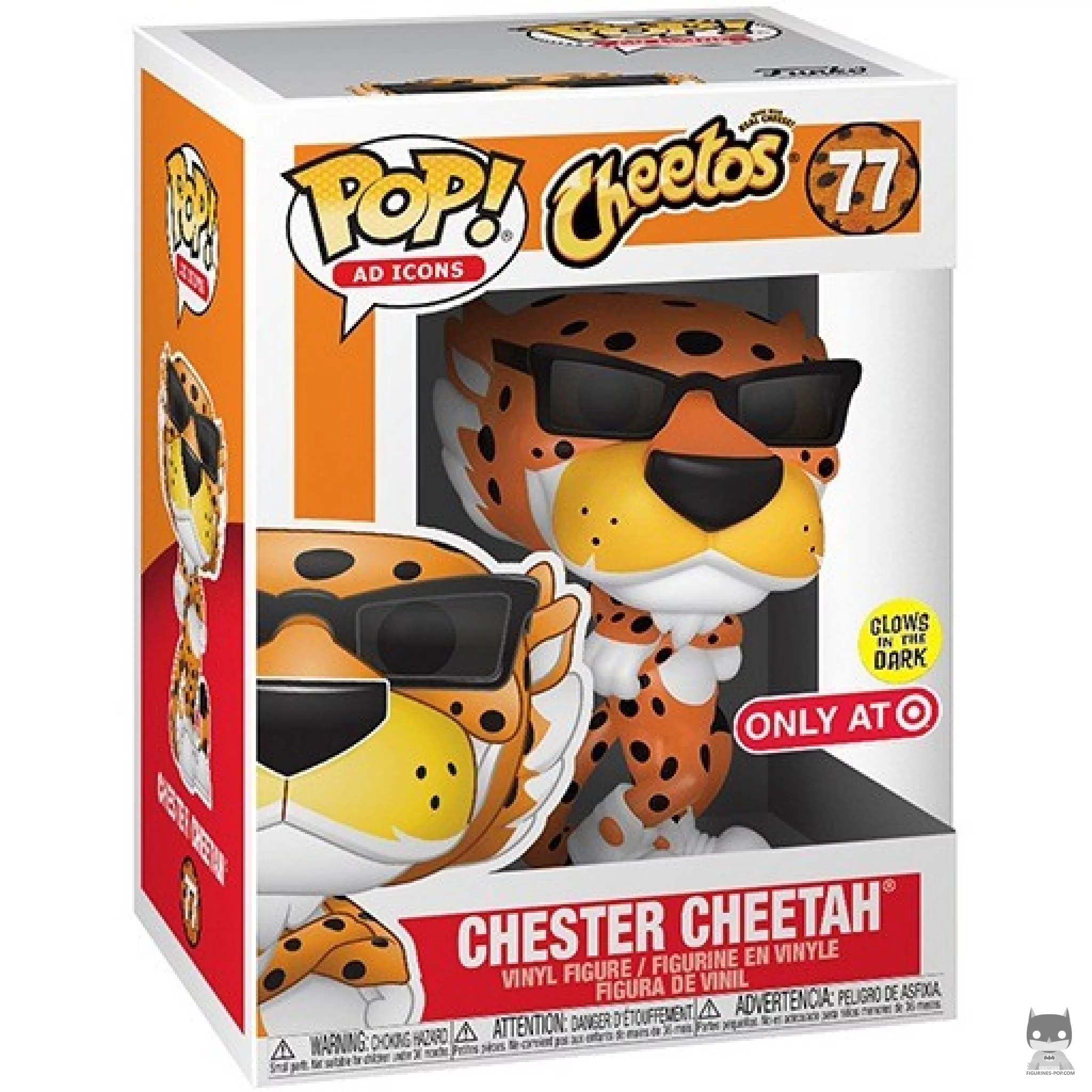 Figura Funko Pop! Chester Cheetah en su caja