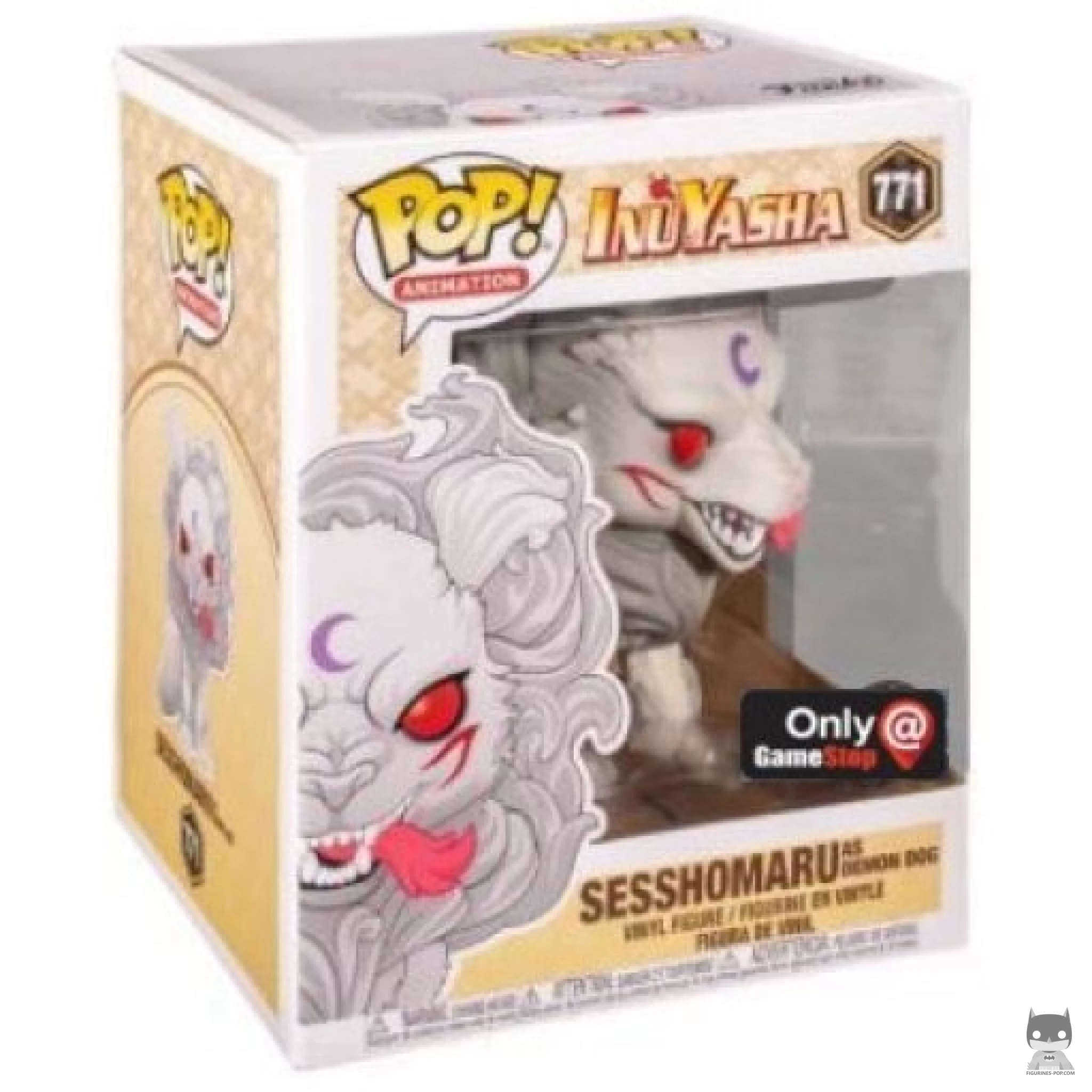 Figura Funko Pop! Sesshomaru como perro demonio (Supersized) en su caja