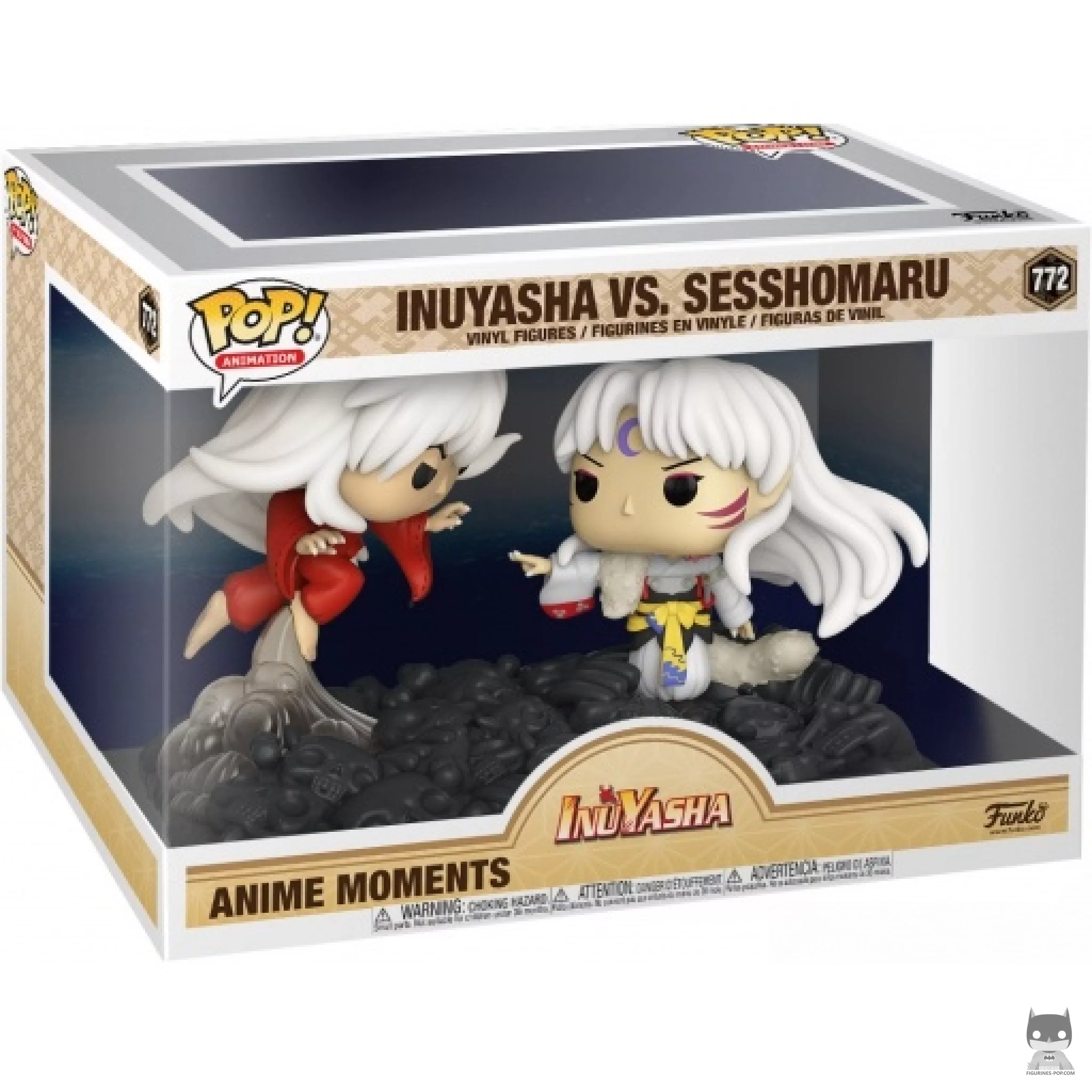 Figura Funko Pop! Inuyasha vs Sesshomaru en su caja