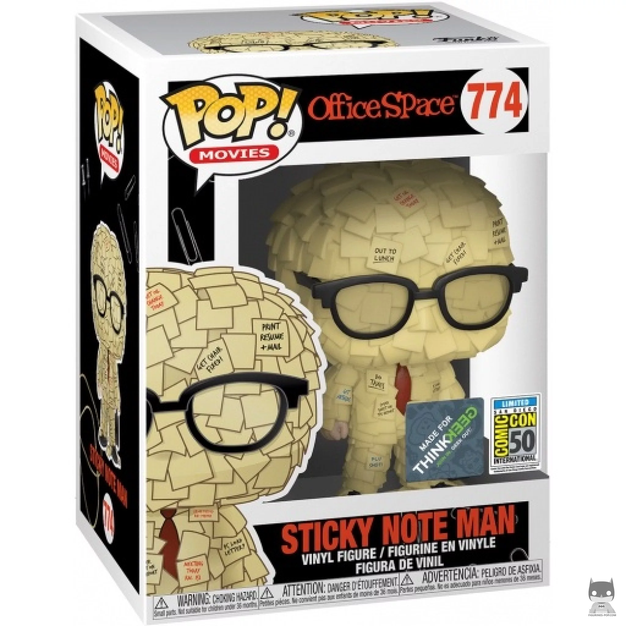 Figura Funko Pop! Hombre pósit en su caja