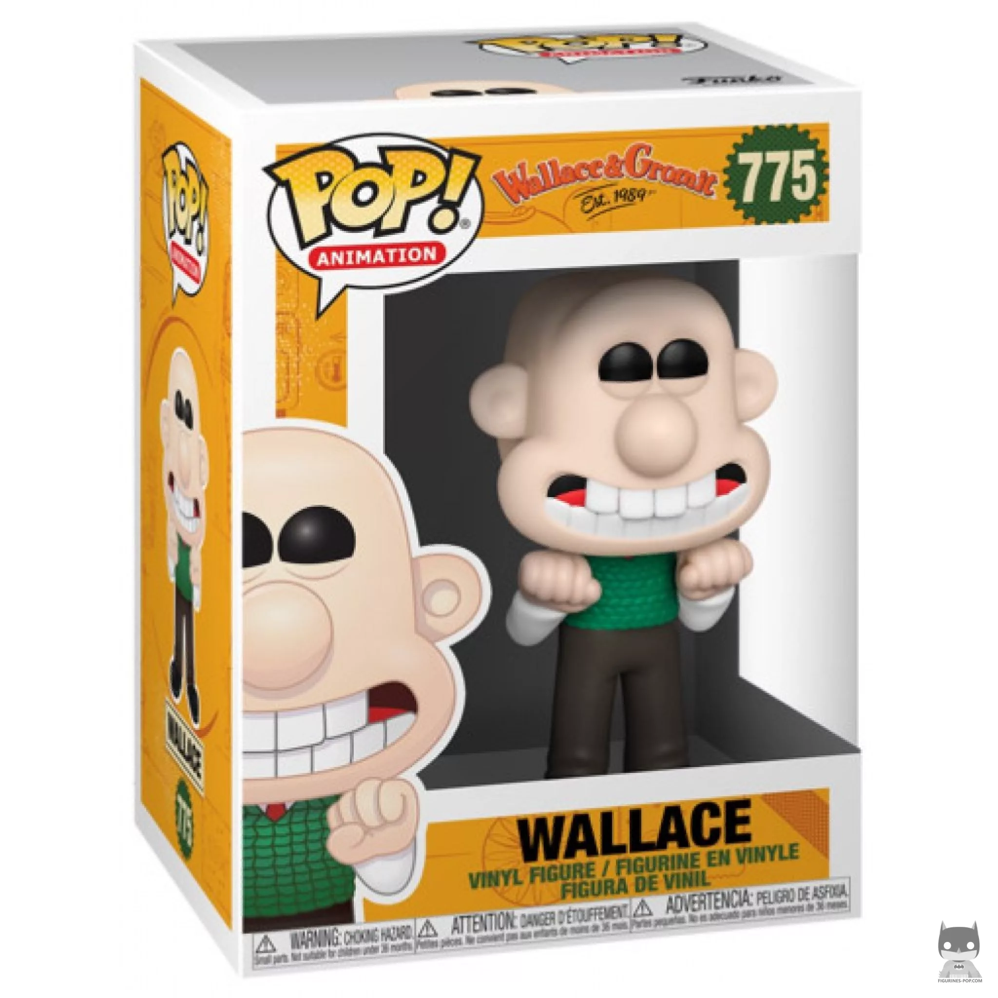 Figura Funko Pop! Wallace en su caja