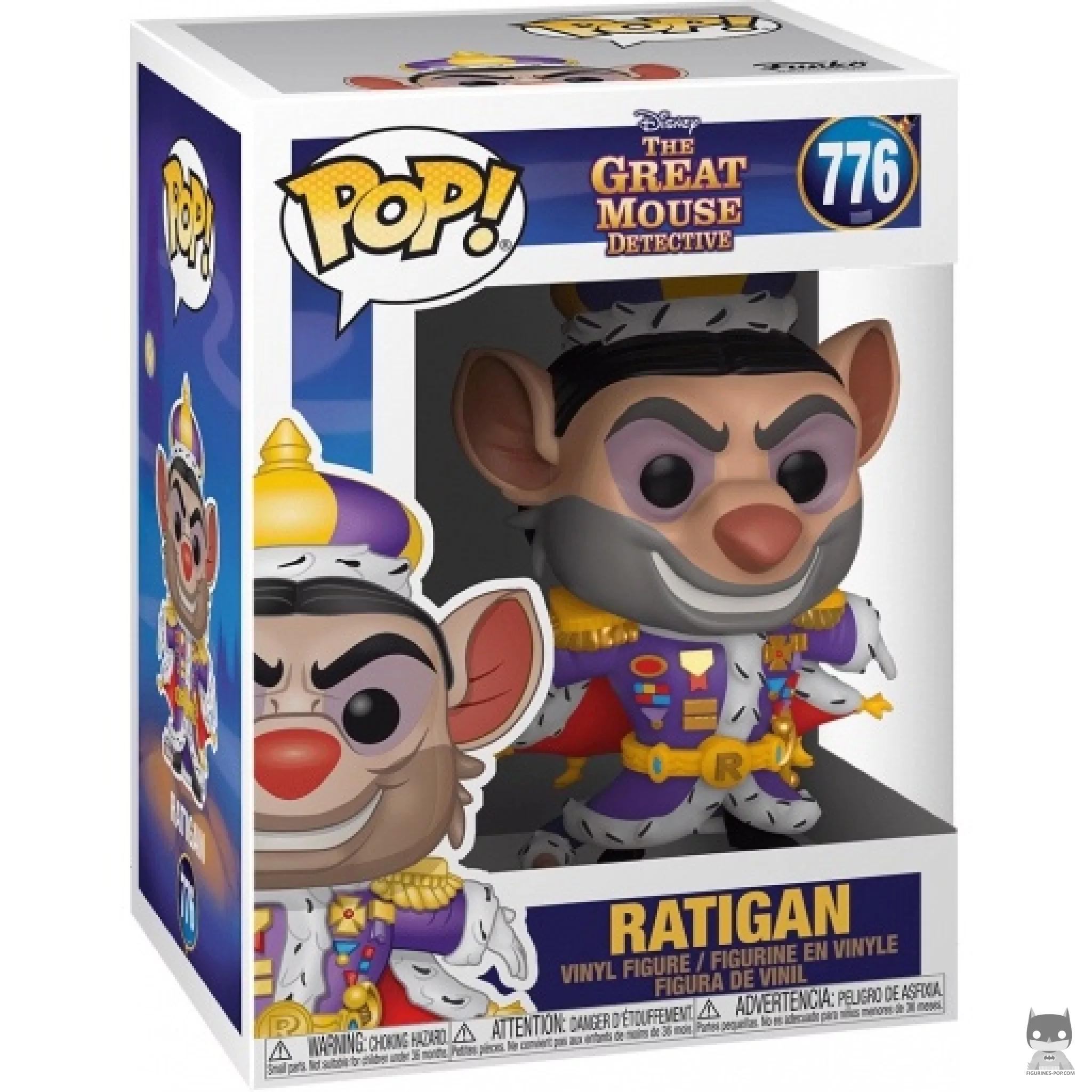 Figura Funko Pop! Ratigan en su caja