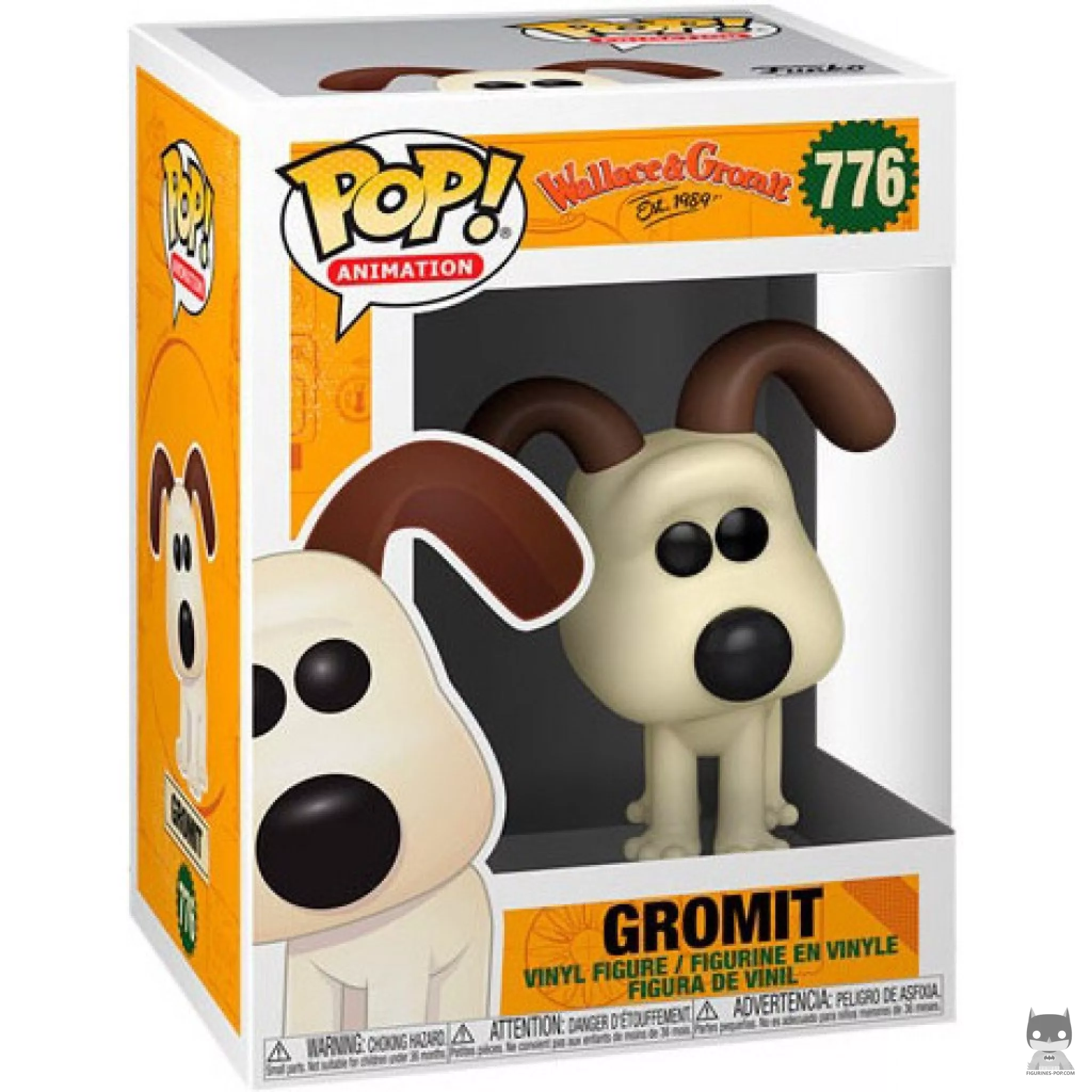 Figura Funko Pop! Gromit en su caja