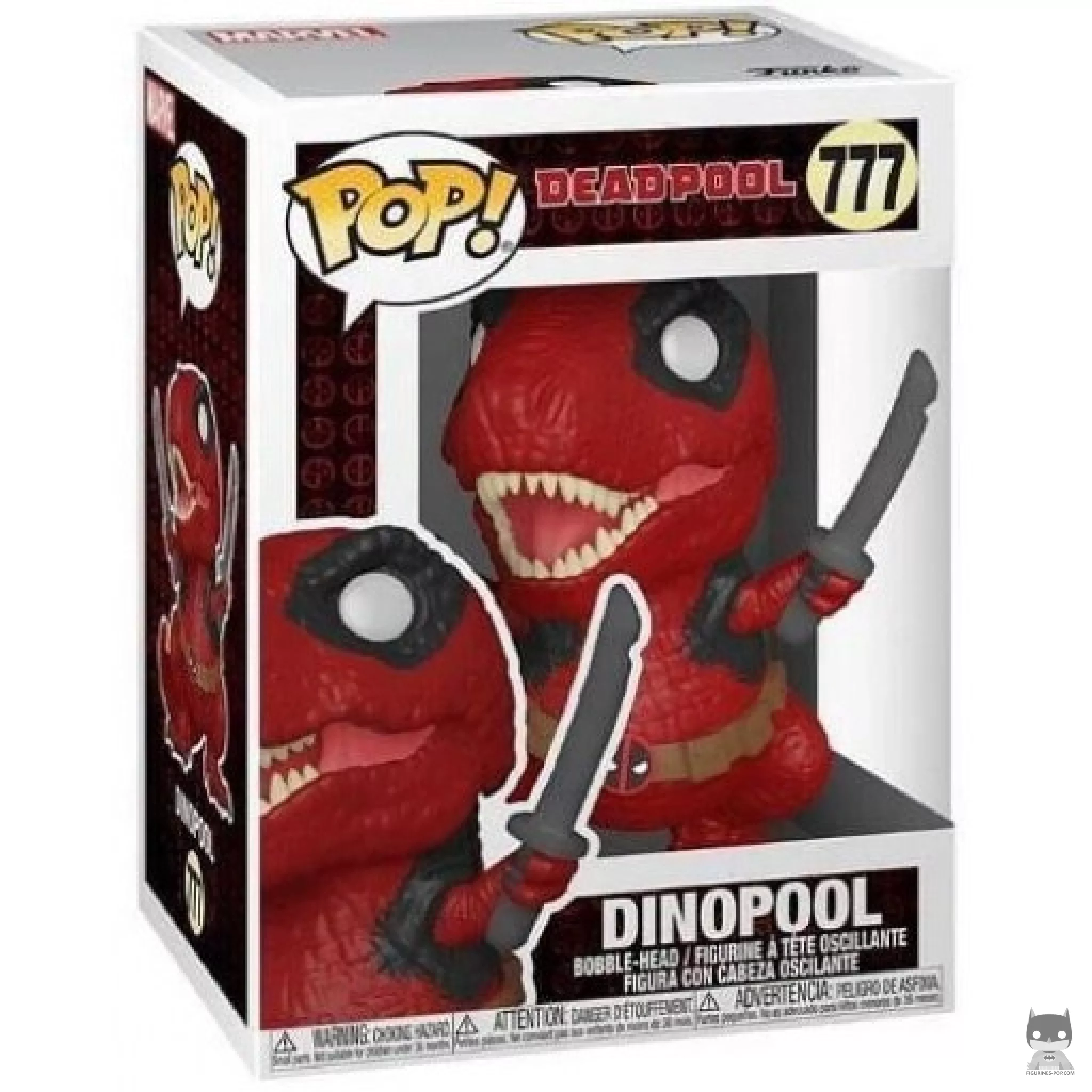 Figura Funko Pop! Dinopool en su caja