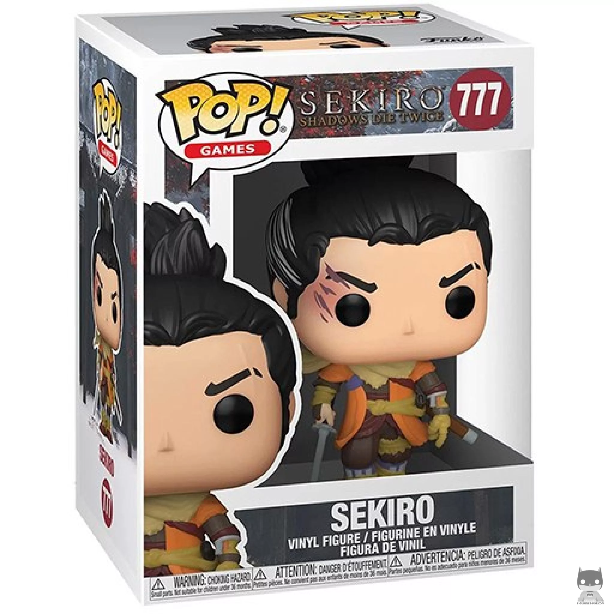 Figura Funko Pop! Sekiro en su caja