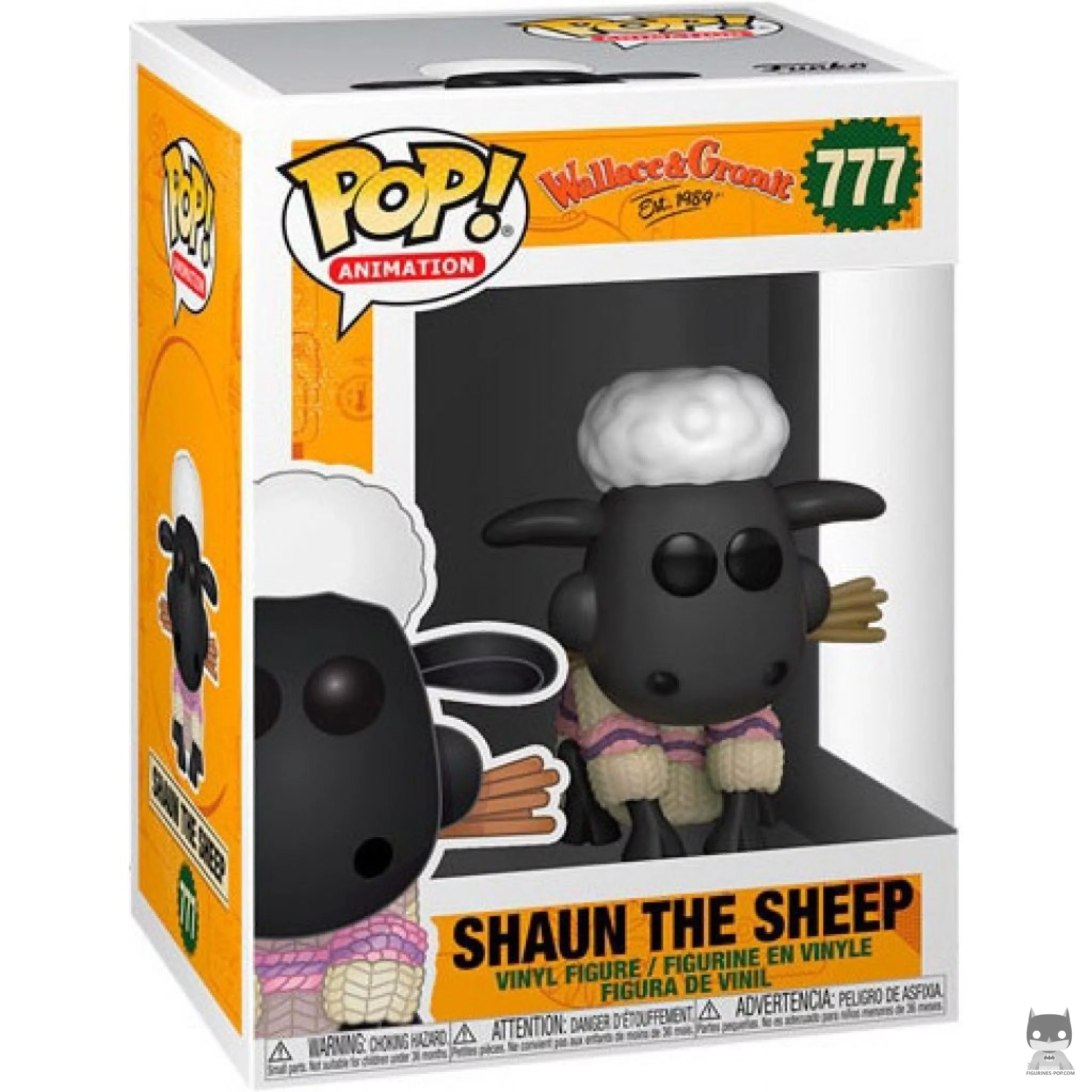 Figura Funko Pop! La oveja Shaun en su caja