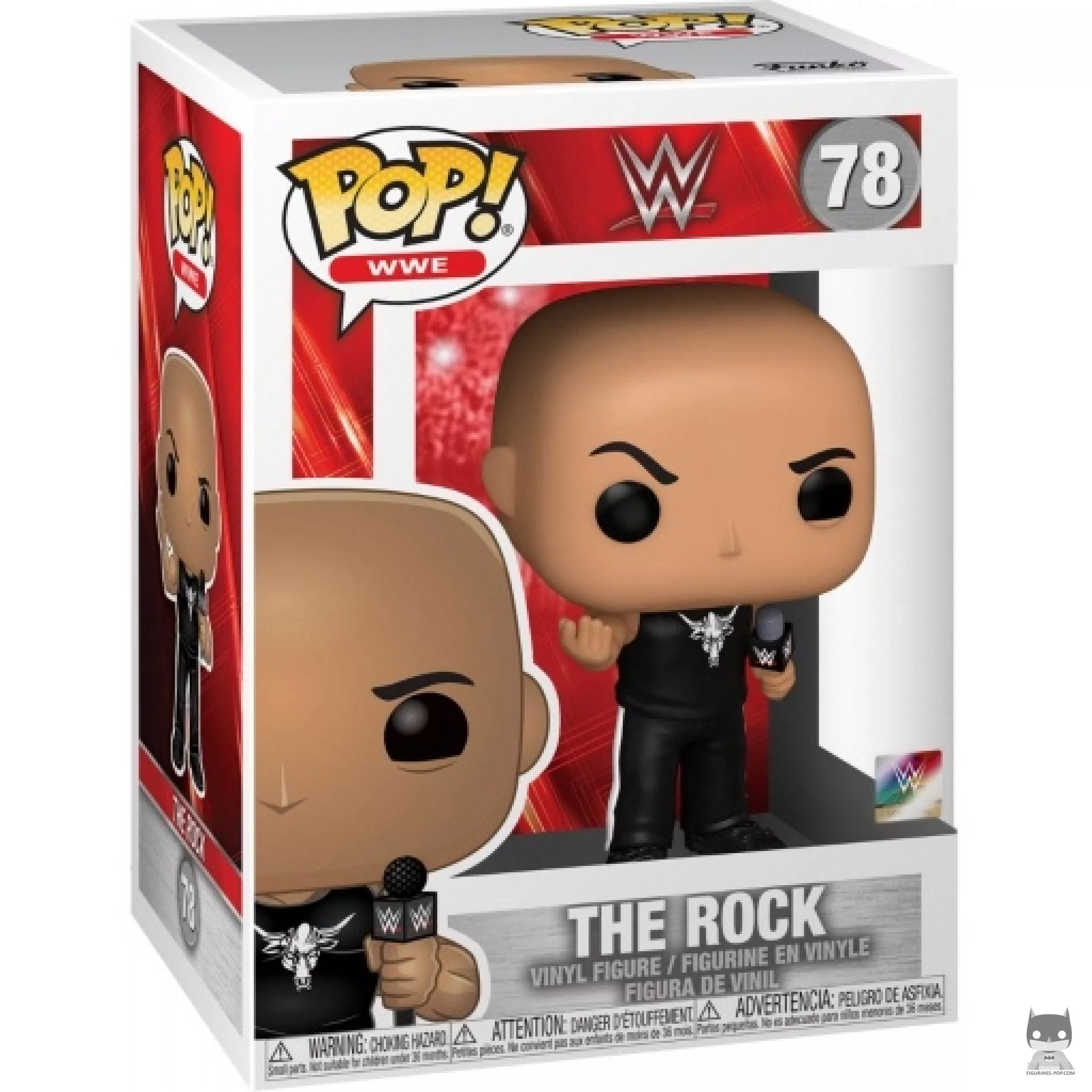 Figura Funko Pop! The Rock en su caja