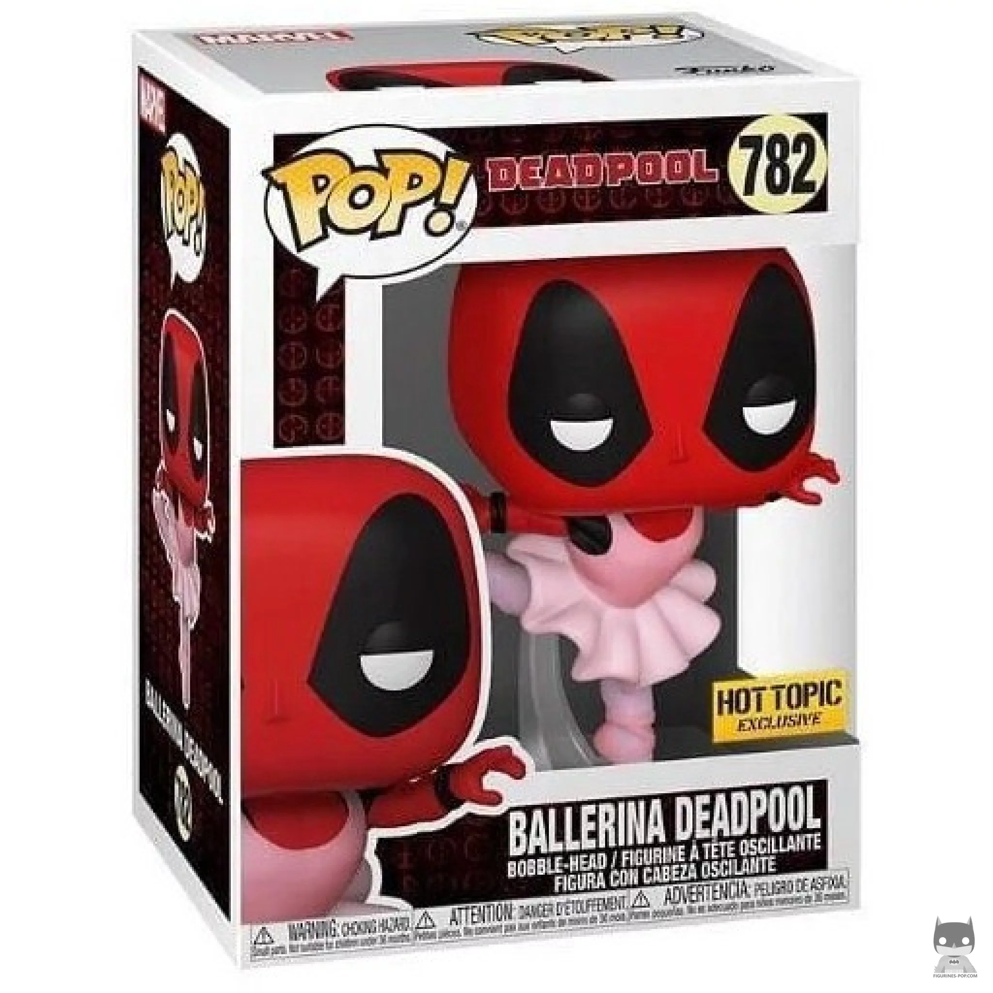 Figura Funko Pop! Deadpool bailarina en su caja
