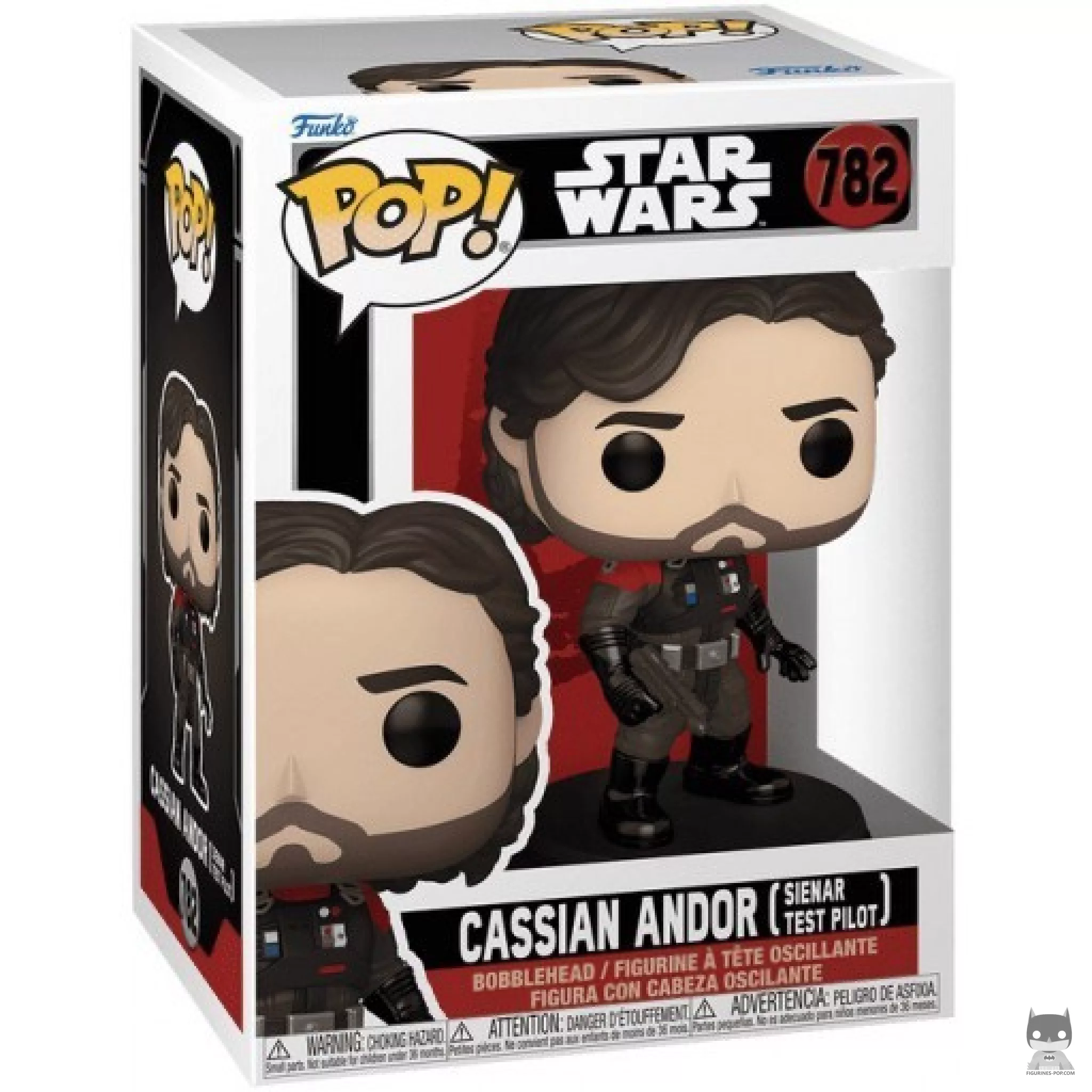 Figura Funko Pop! Cassian Andor (Piloto de pruebas de Sienar) en su caja