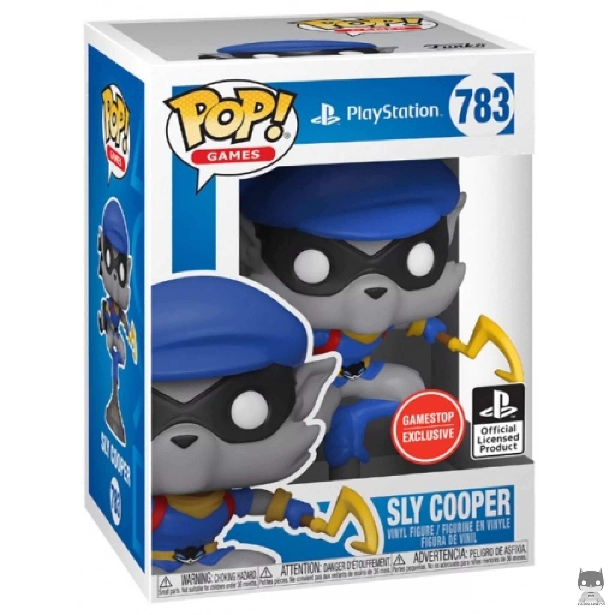 Figura Funko Pop! Sly Cooper en su caja
