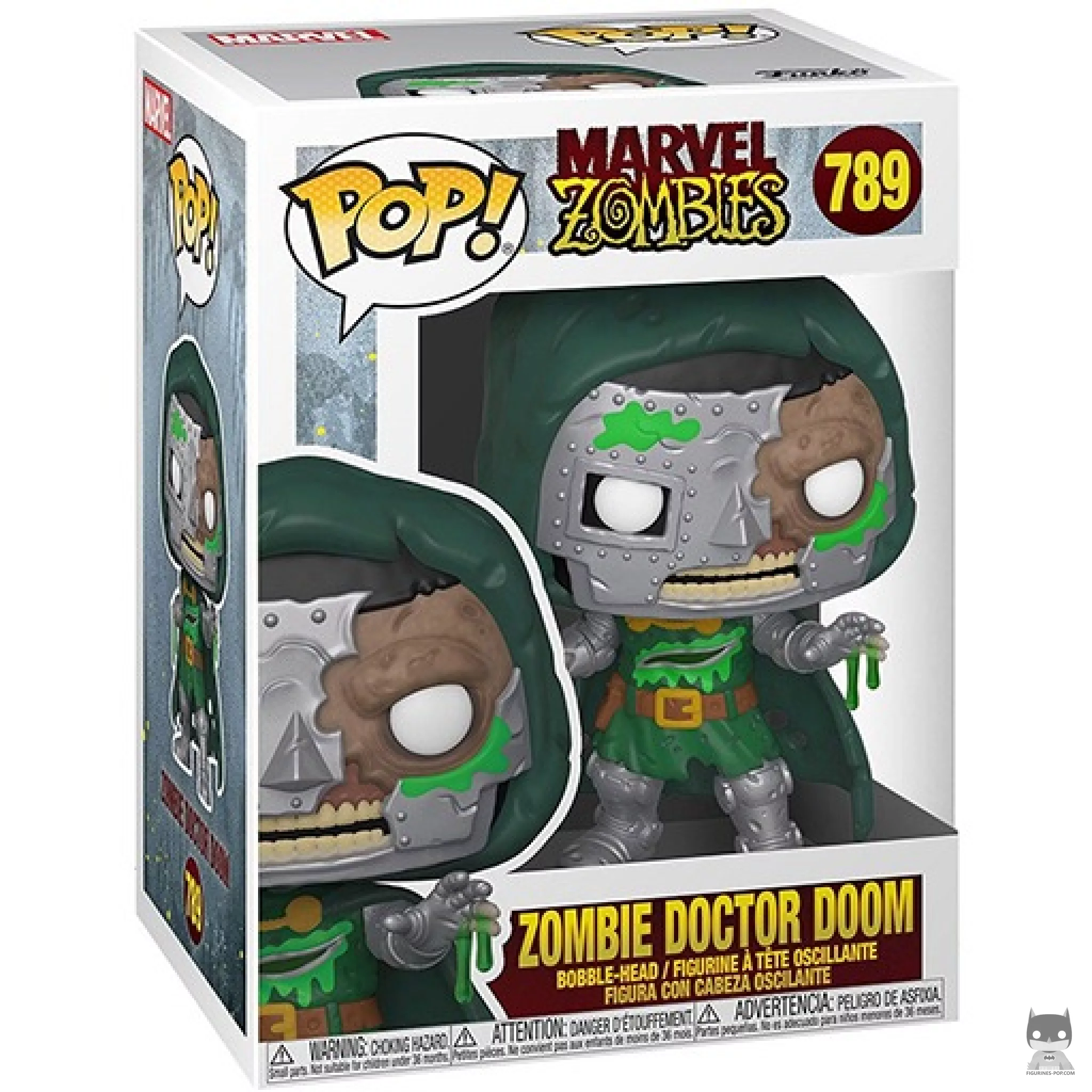 Figura Funko Pop! Doctor Muerte zombi en su caja