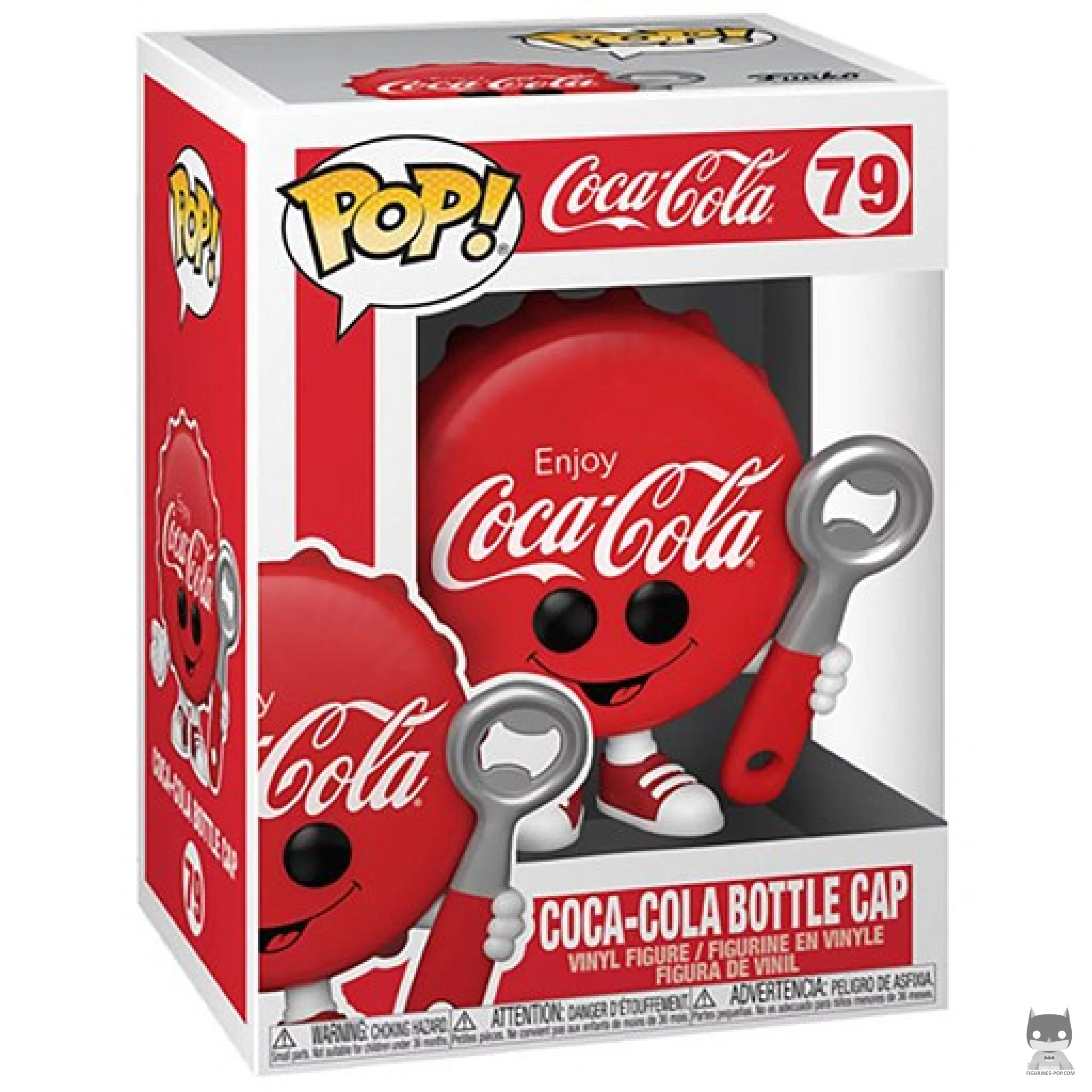 Figura Funko Pop! Chapa de Coca-Cola en su caja