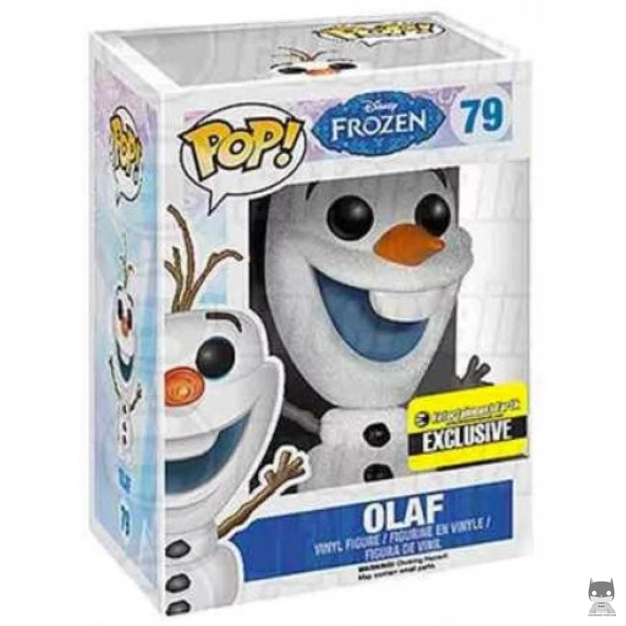 Figura Funko Pop! Olaf (Purpurina) en su caja