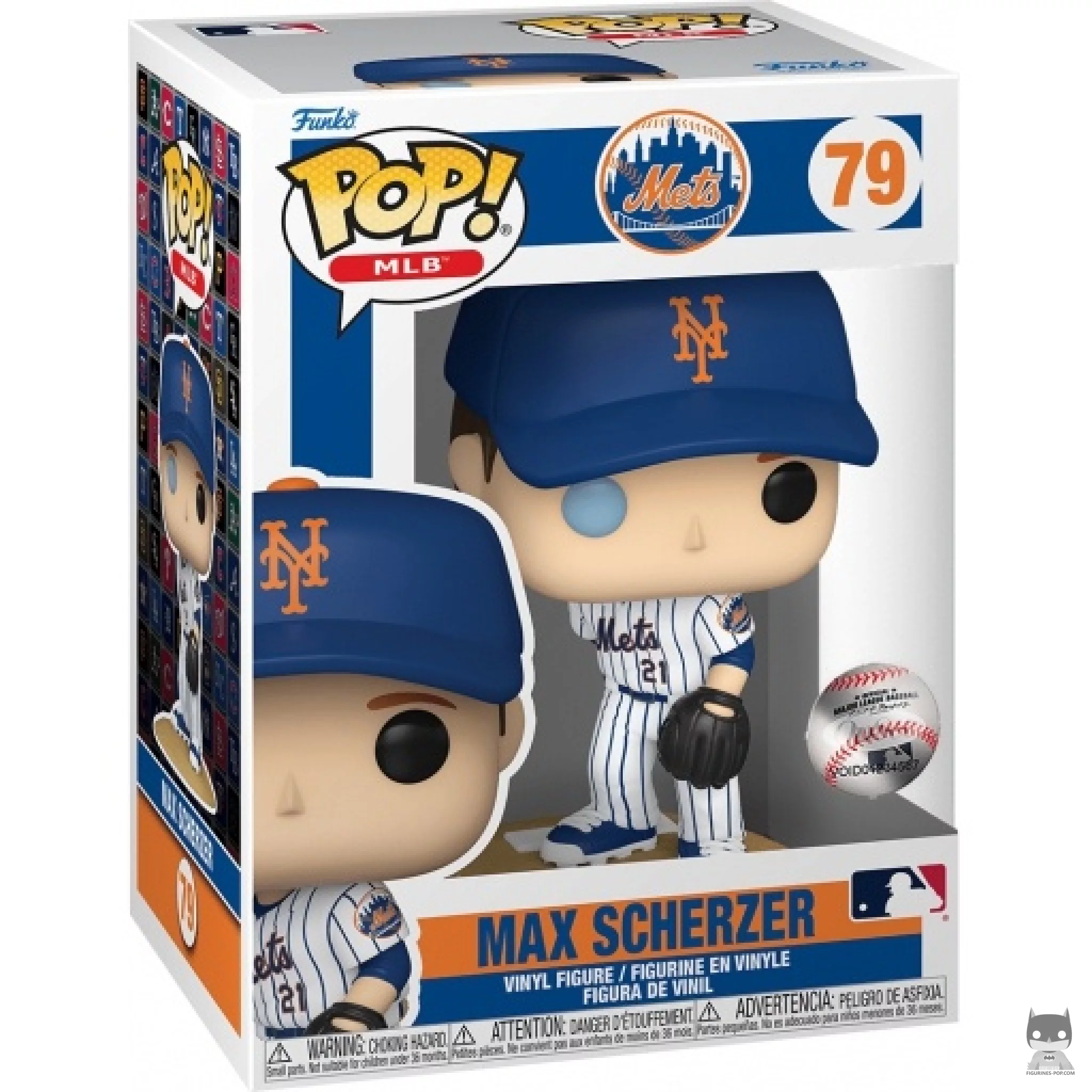Figura Funko Pop! Max Scherzer en su caja
