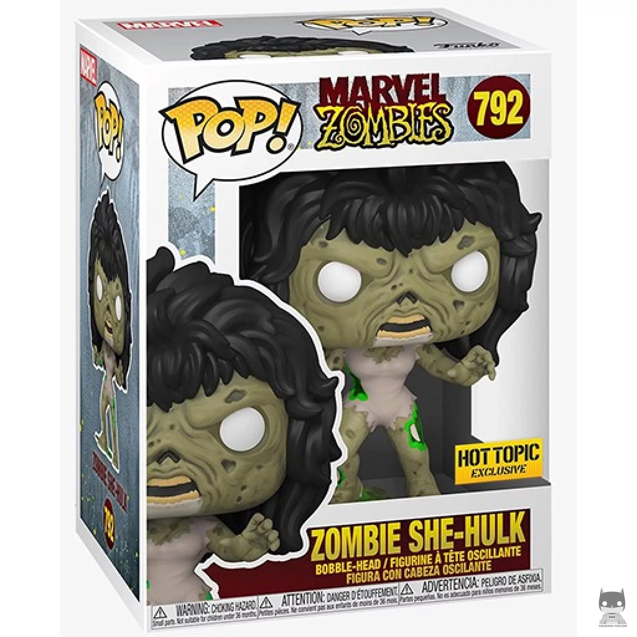 Figura Funko Pop! She-Hulk zombi en su caja