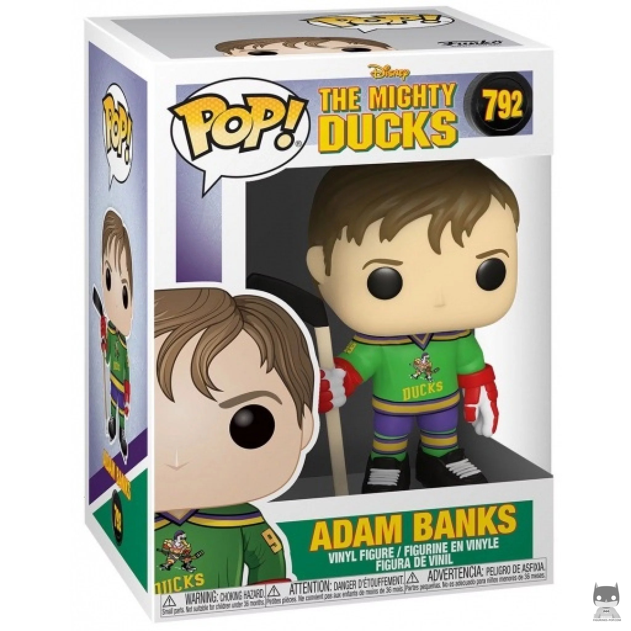 Figura Funko Pop! Adam Banks en su caja