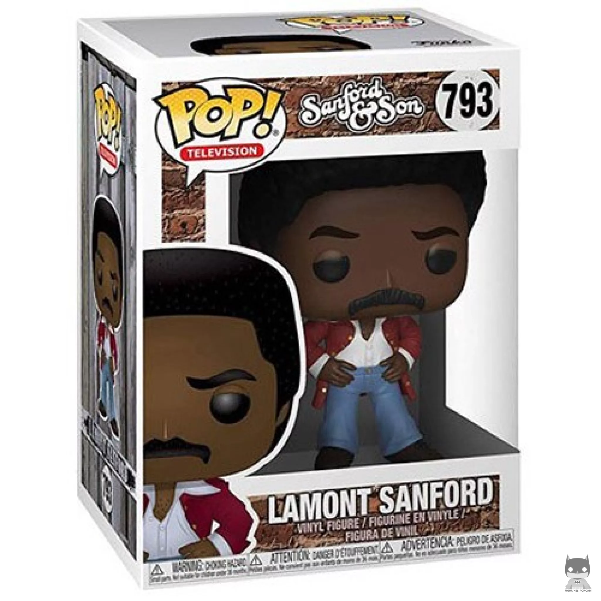 Figura Funko Pop! Lamont Sanford en su caja