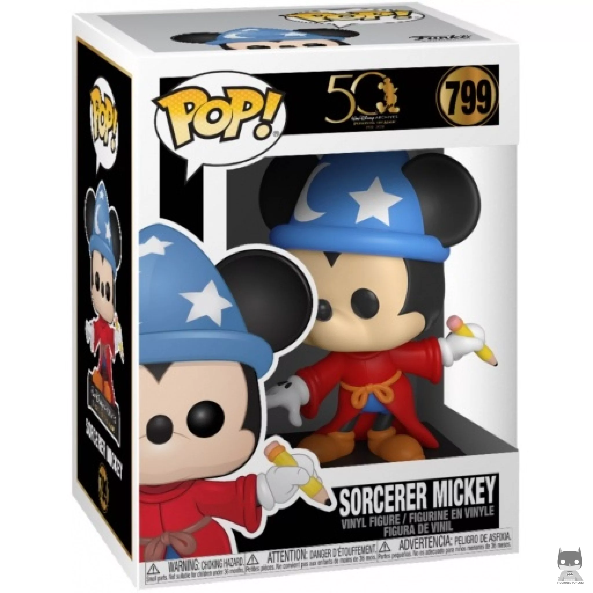 Figura Funko Pop! Mickey hechicero en su caja