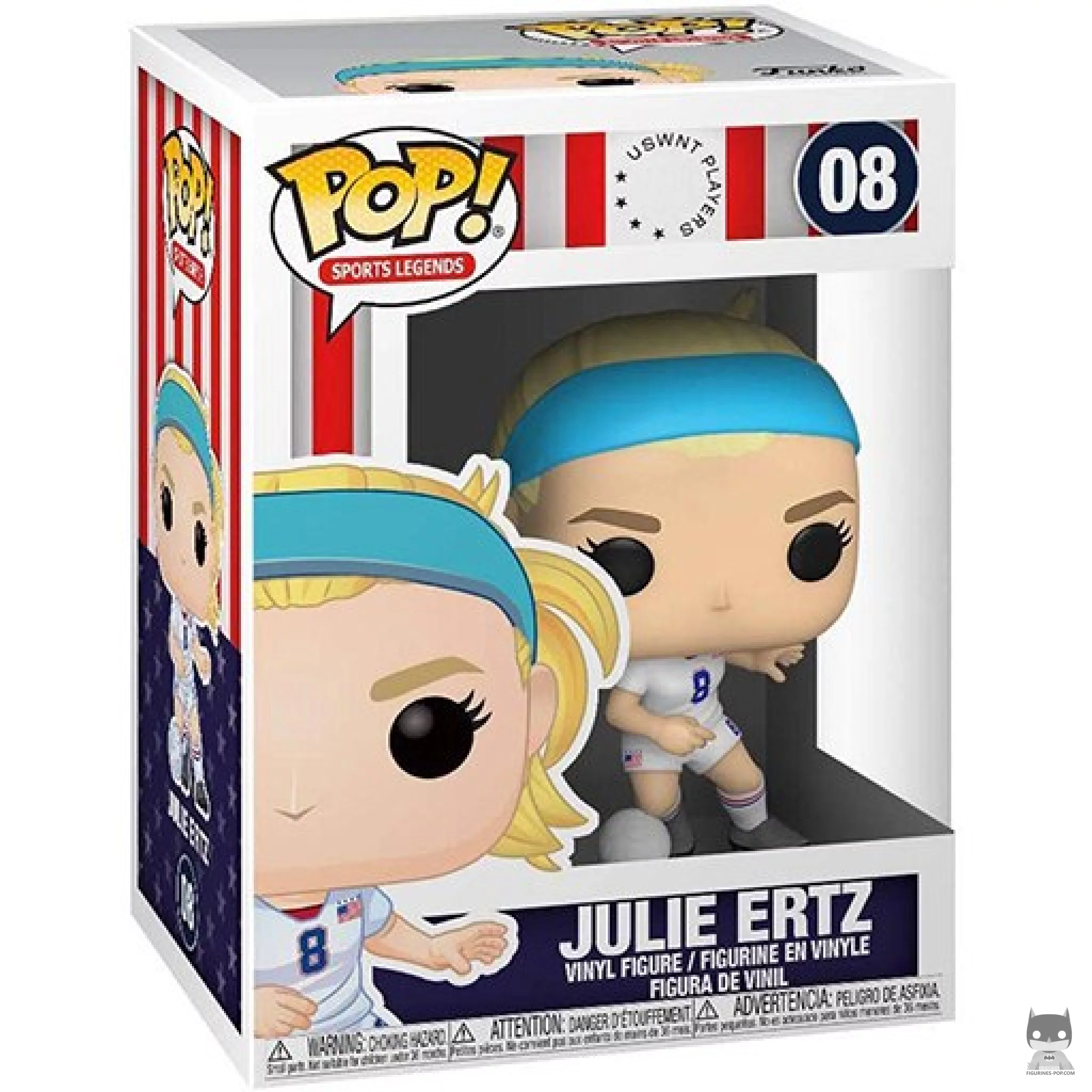 Figura Funko Pop! Julie Ertz en su caja