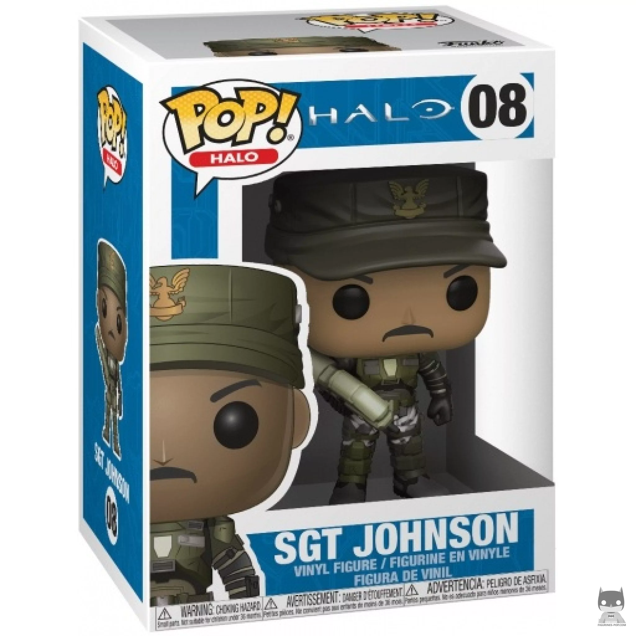 Figura Funko Pop! Sgt. Johnson en su caja