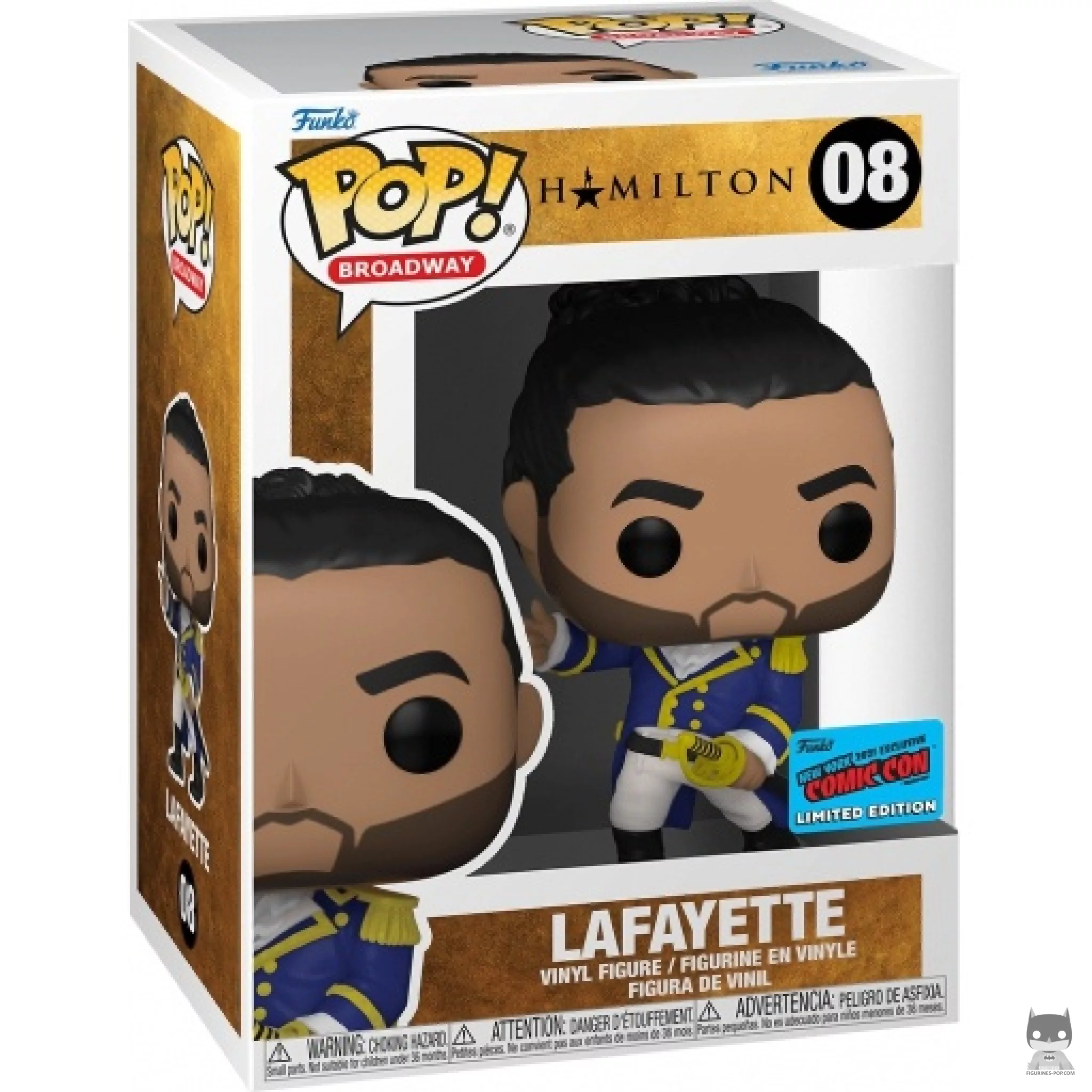 Figura Funko Pop! Lafayette en su caja