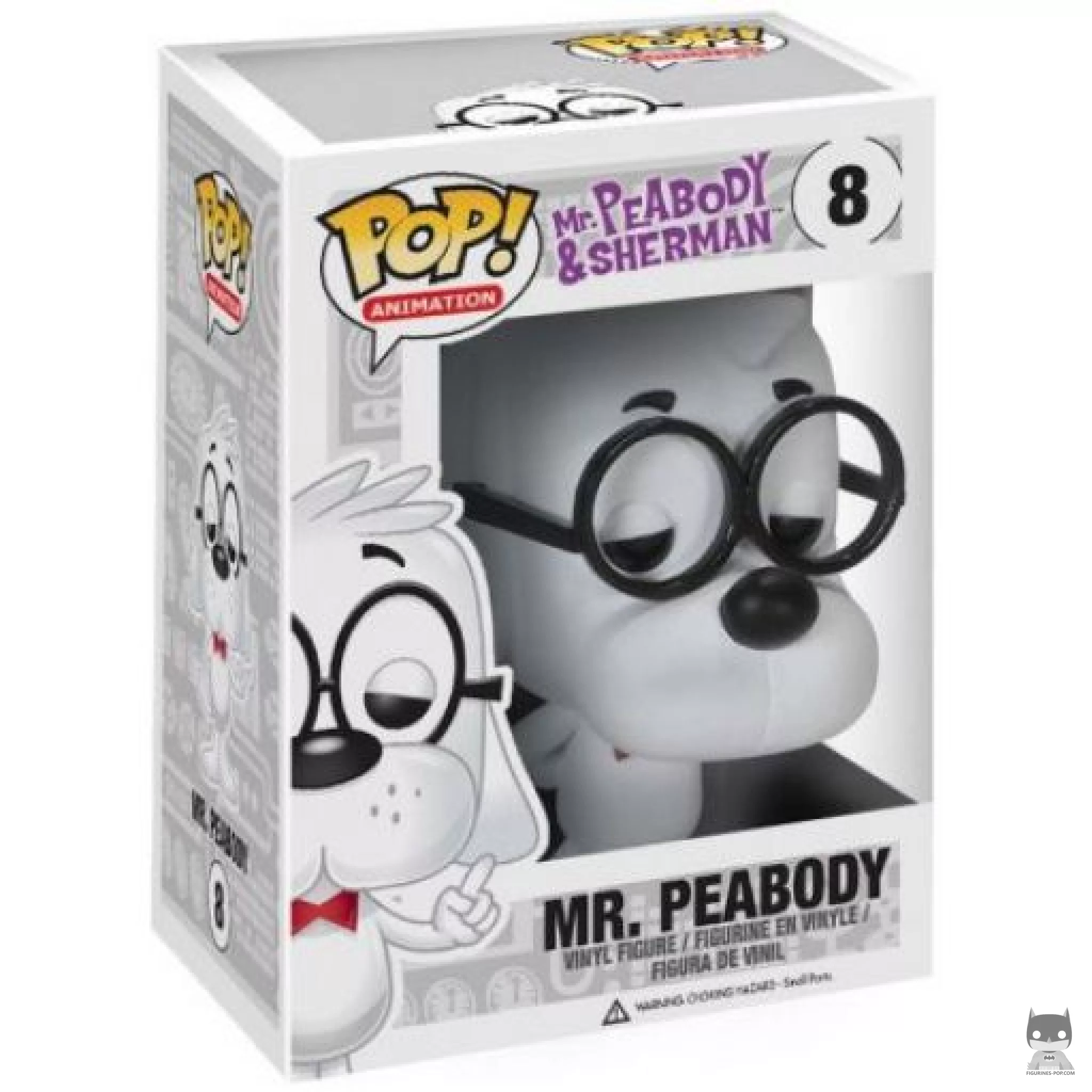 Figura Funko Pop! Mr. Peabody en su caja