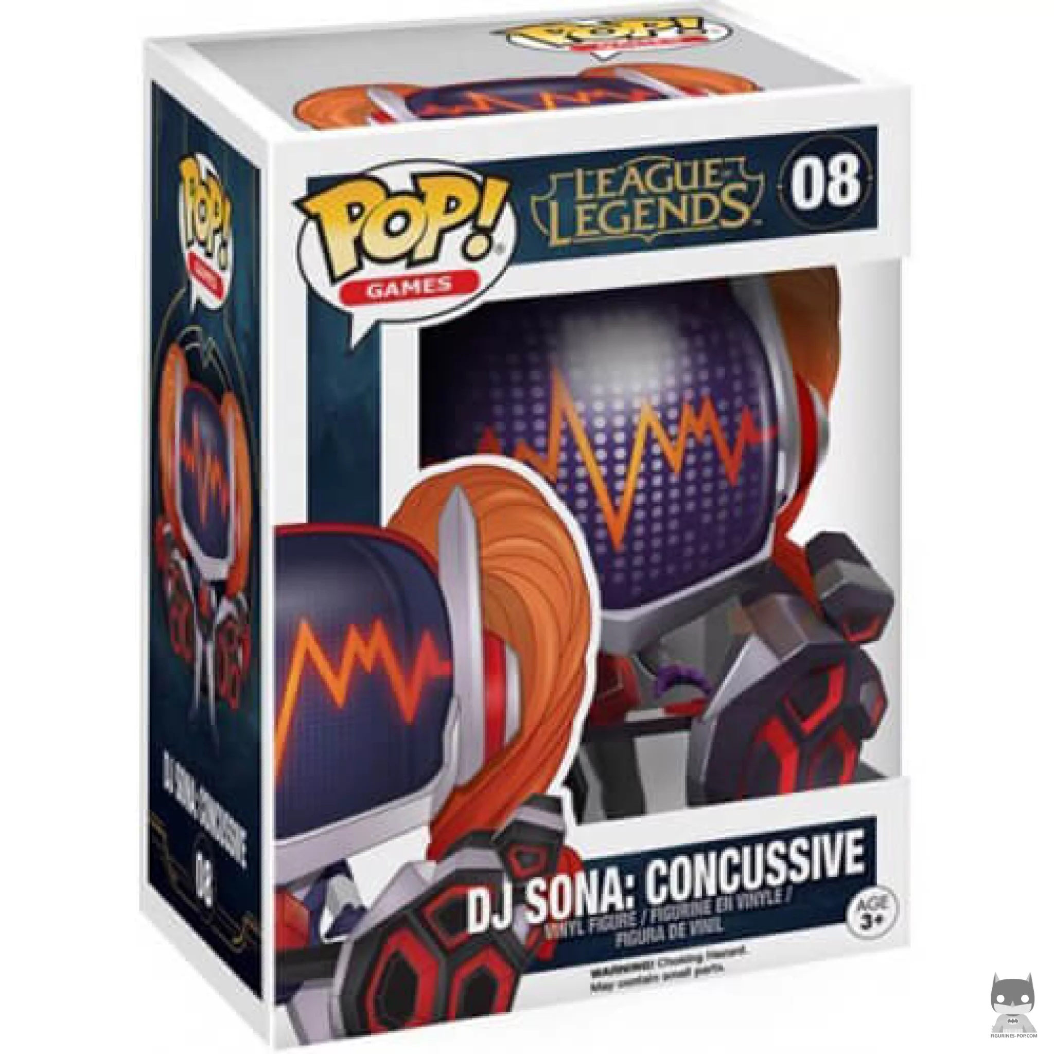 Figura Funko Pop! DJ Sona : Concussive en su caja