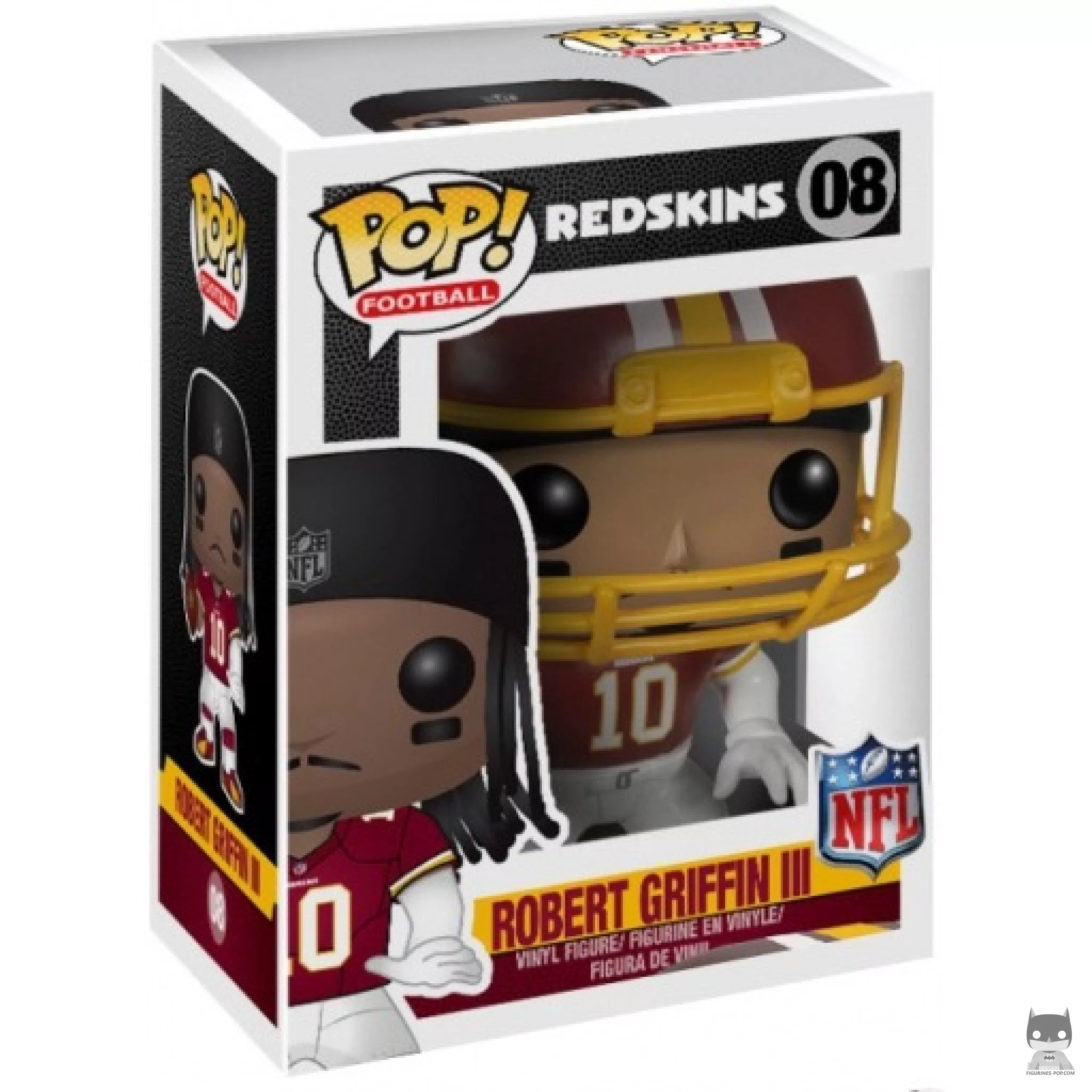 Figura Funko Pop! Robert Griffin III en su caja