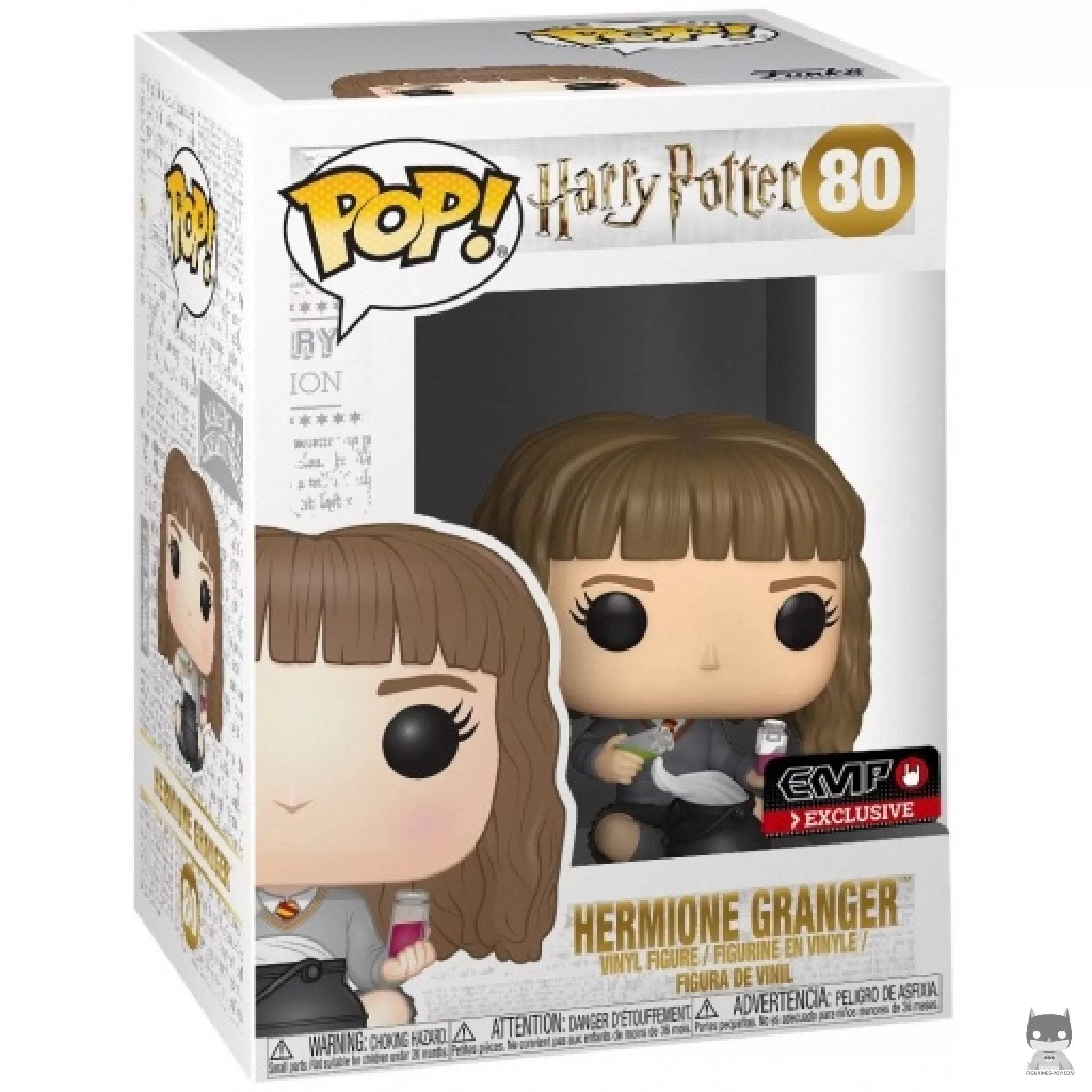 Figura Funko Pop! Hermione Granger preparando una poción en su caja
