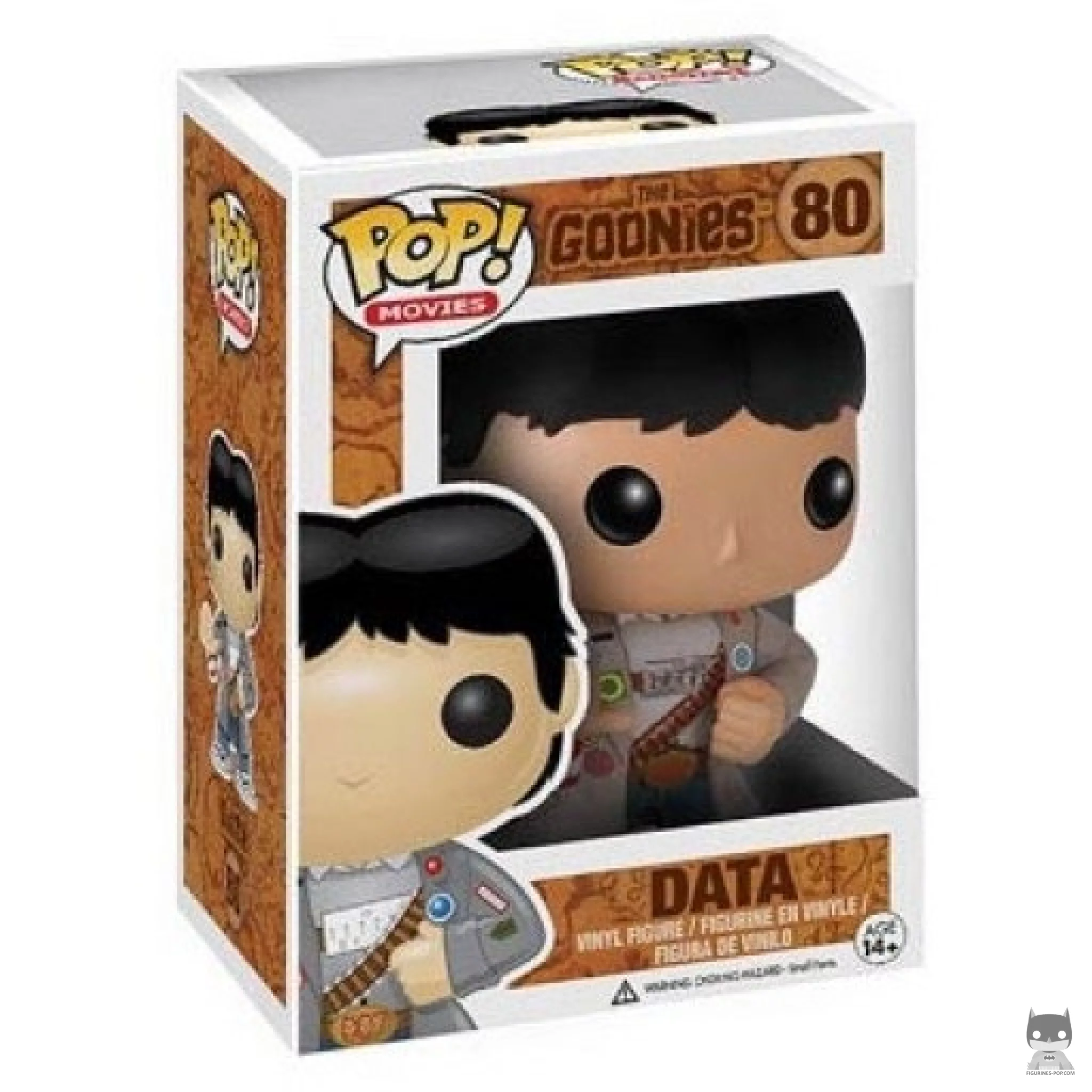 Figura Funko Pop! Data en su caja