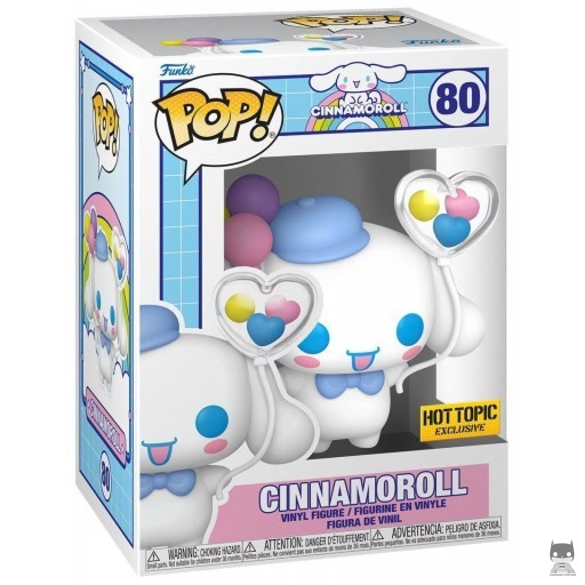 Figura Funko Pop! Cinnamoroll con globos en su caja
