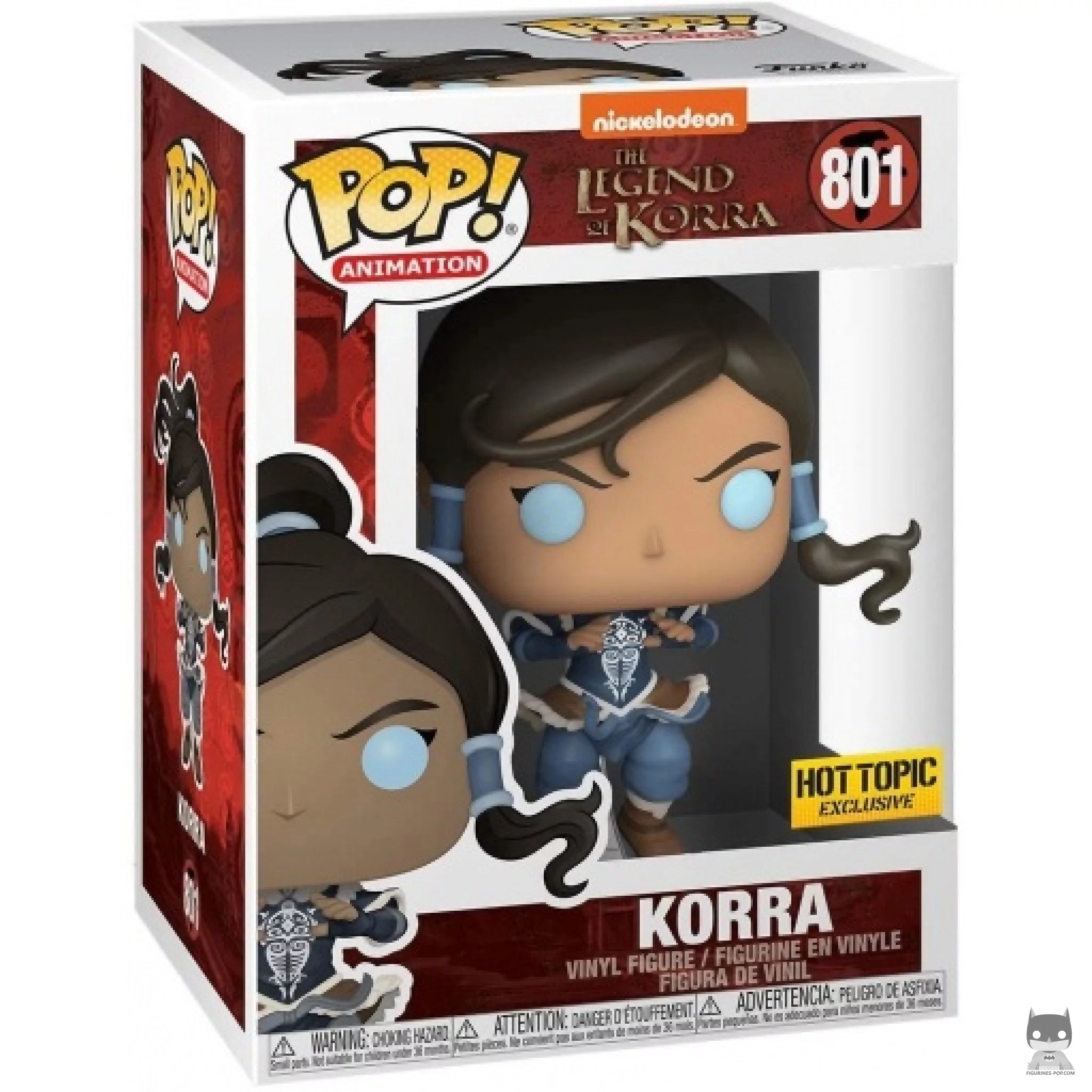 Figura Funko Pop! Korra en su caja