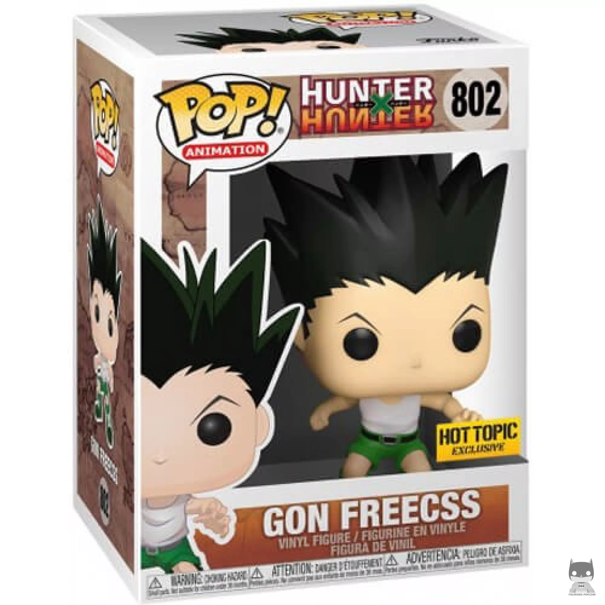 Figura Funko Pop! Gon Freecss en su caja