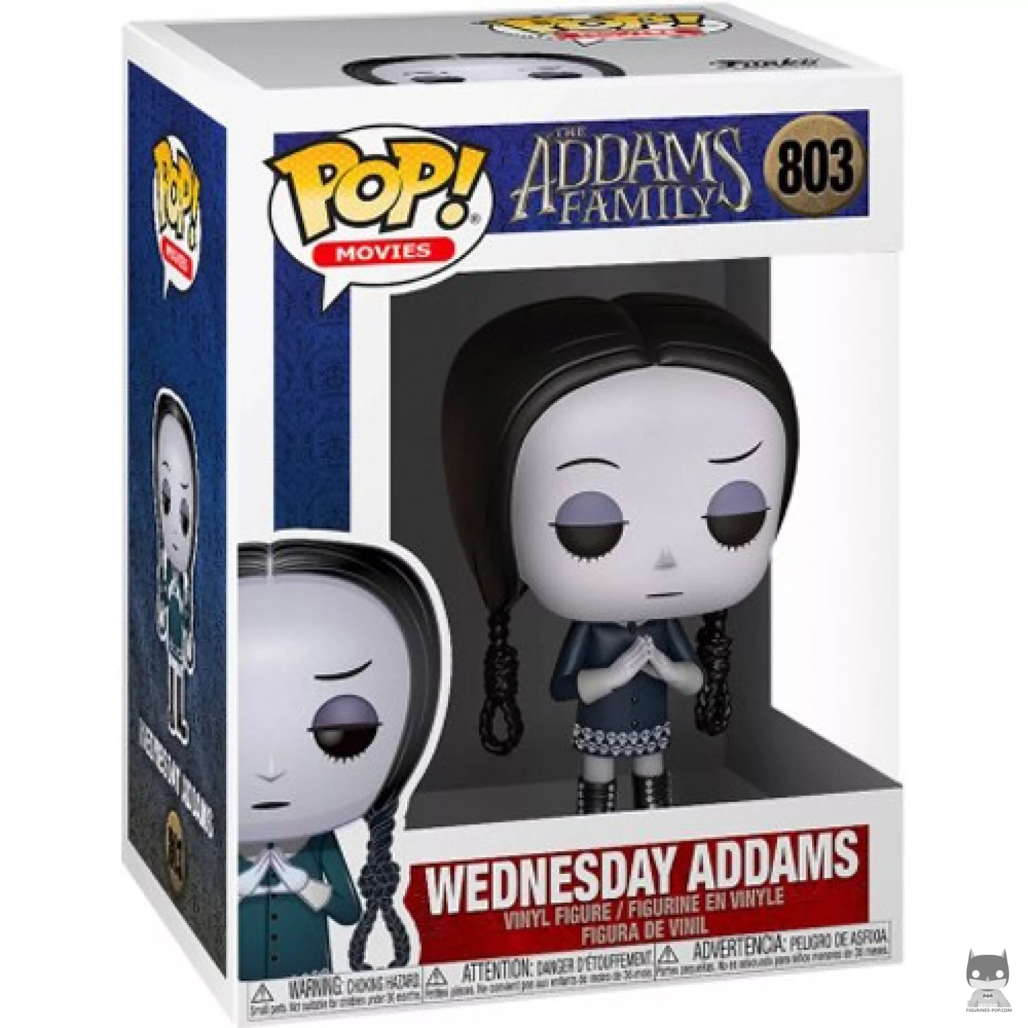 Figura Funko Pop! Miércoles Addams en su caja