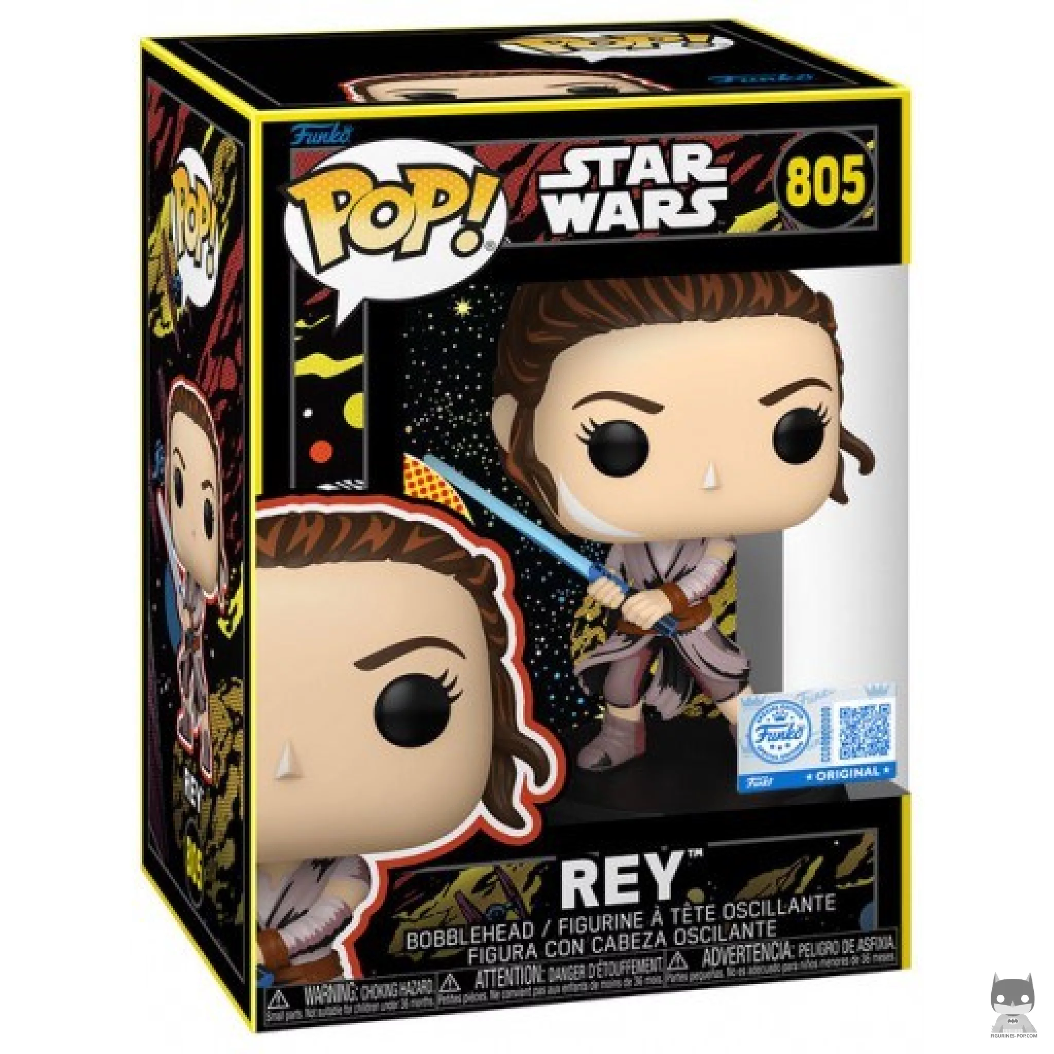 Figura Funko Pop! Rey en su caja