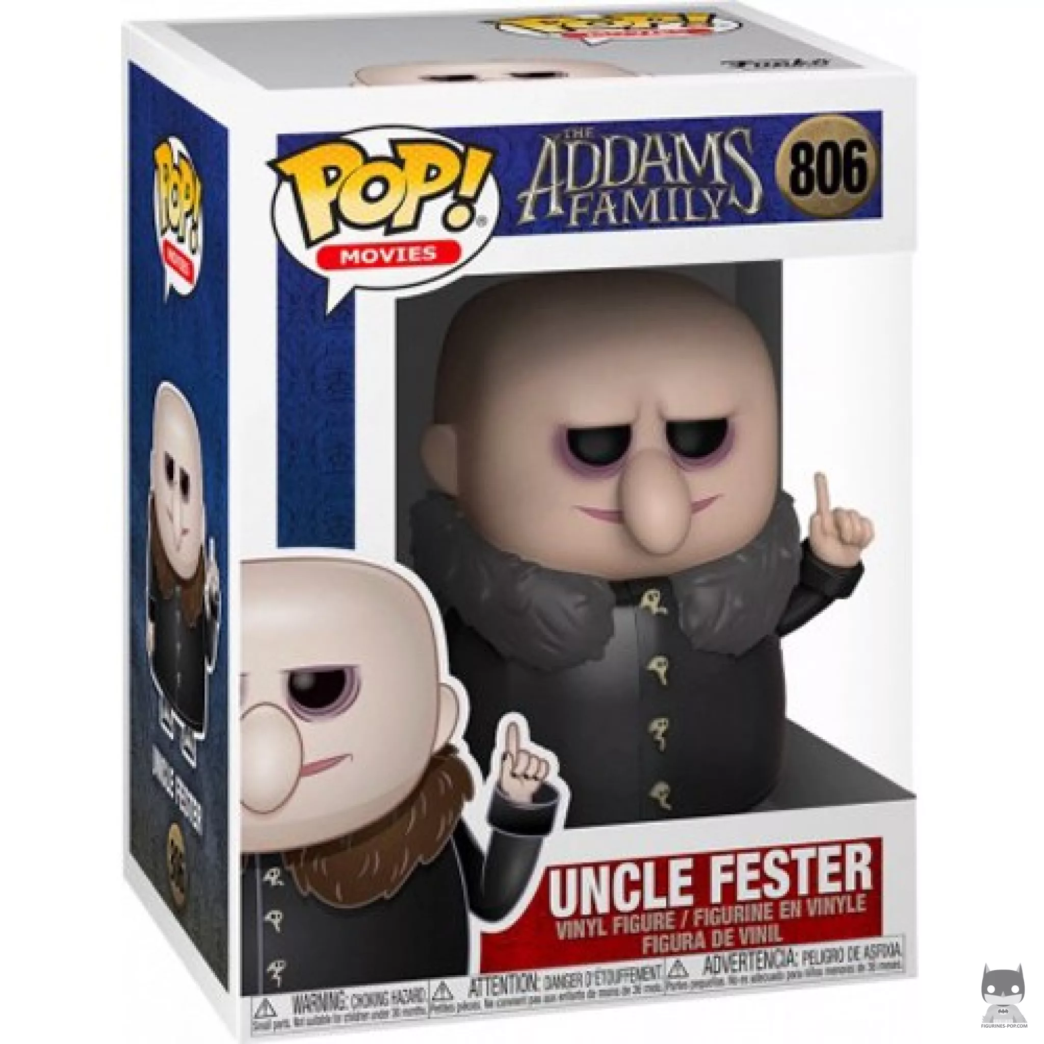 Figura Funko Pop! Tío Fétido en su caja