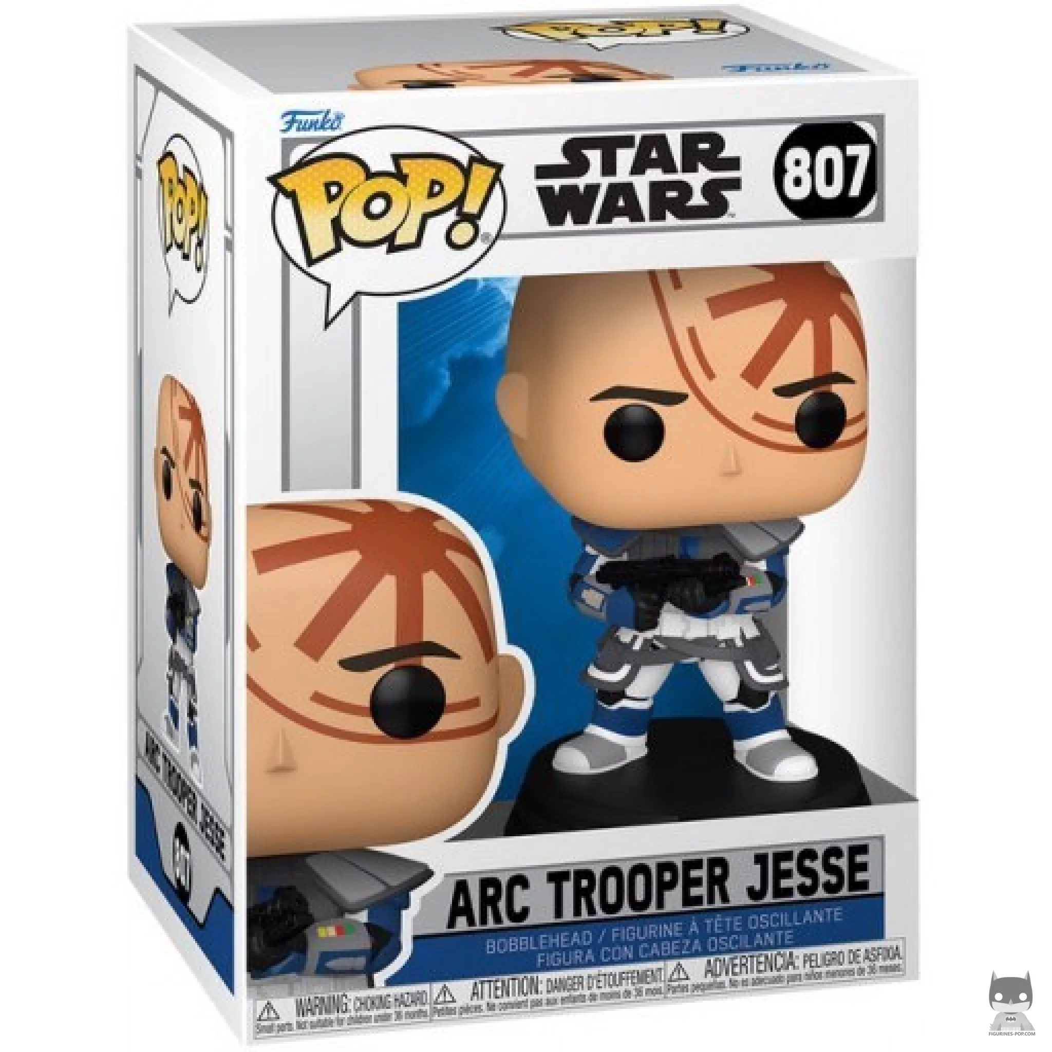 Figura Funko Pop! Soldado ARC Jesse en su caja